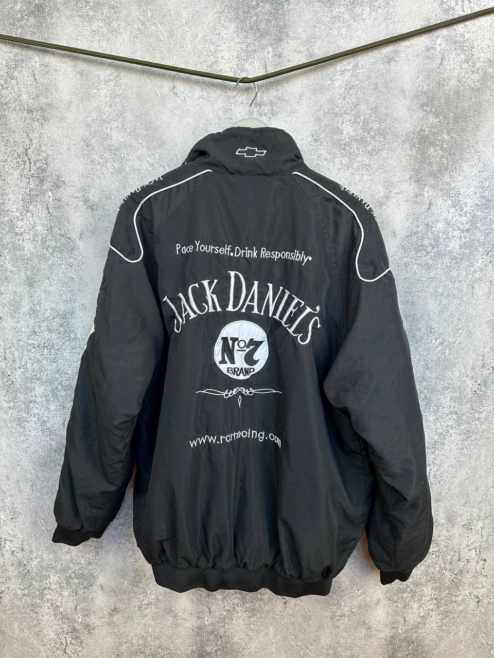 NASCAR JH Design Jack Daniels Nascar Racing Motorsport VTG Jacket Size US XXL / EU 58 / 5 - 2 Thumbnail