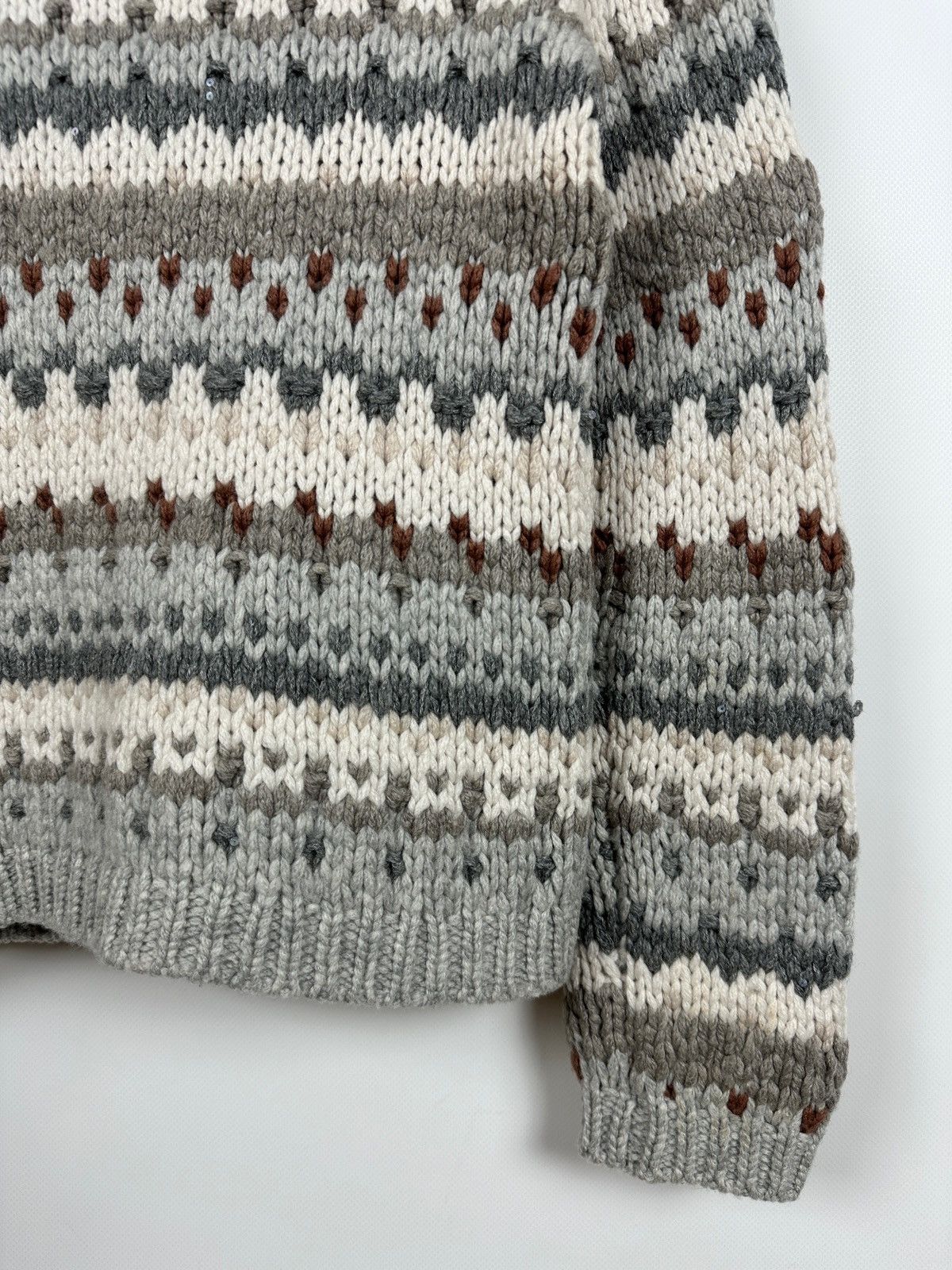 Brunello Cucinelli Cashmere/Silk Cable Knit Sweater