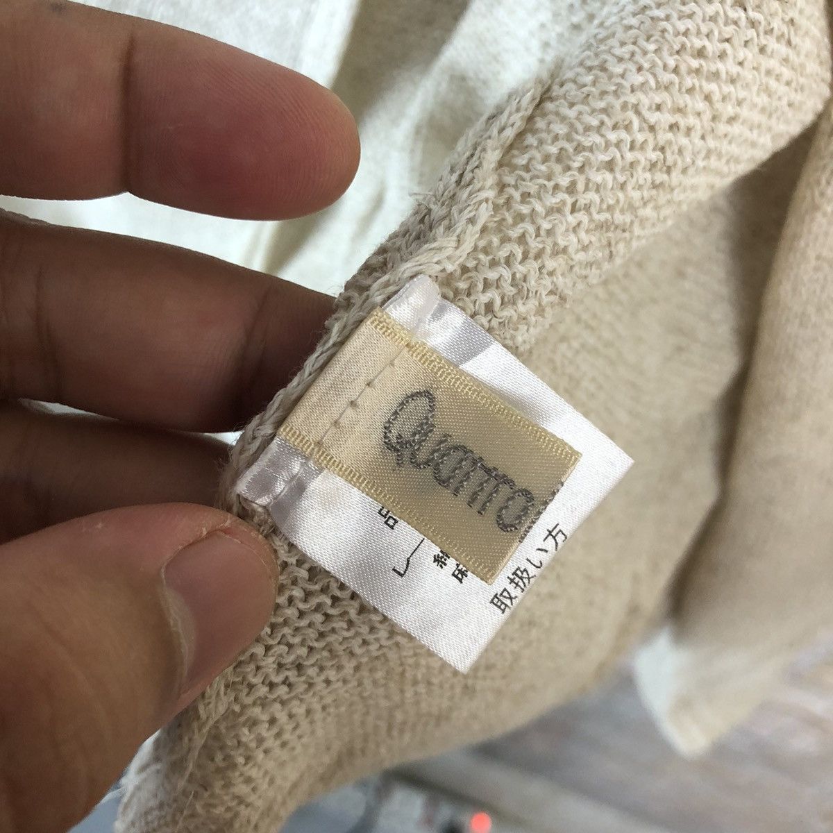 Homespun Knitwear × Japanese Brand Quttammagine Brown vintage Cardigan Knitwear #A1228 Size M / US 6-8 / IT 42-44 - 8 Thumbnail