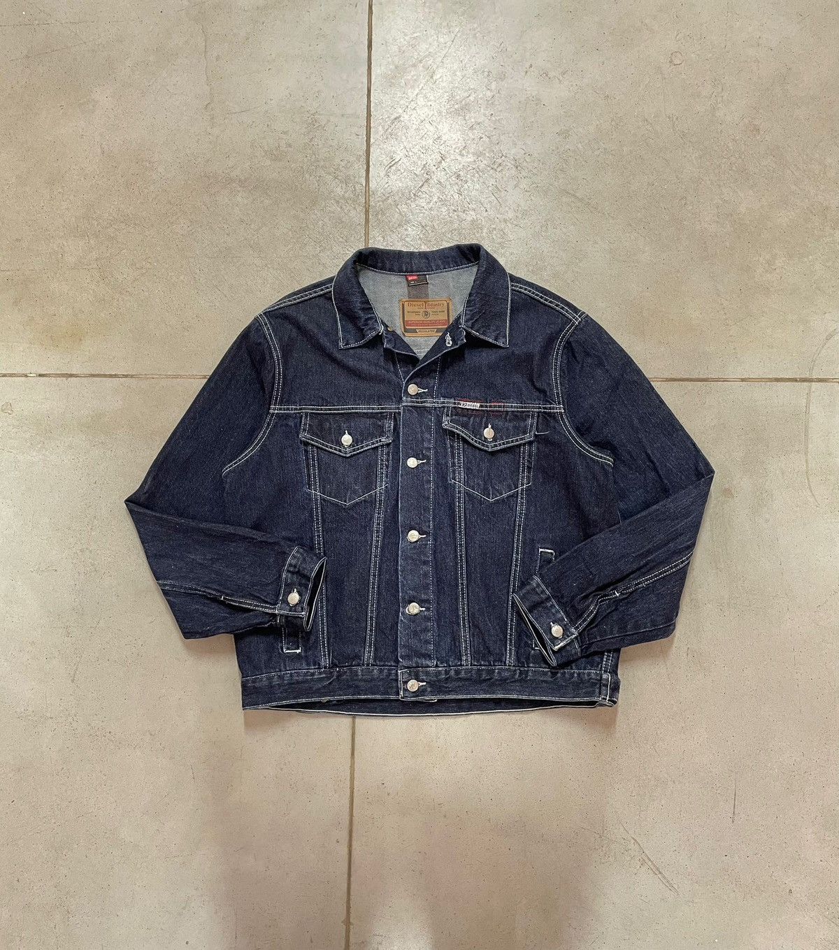Diesel 90’s Vintage DIESEL Denim Jacket Size US L / EU 52-54 / 3 - 5 Thumbnail
