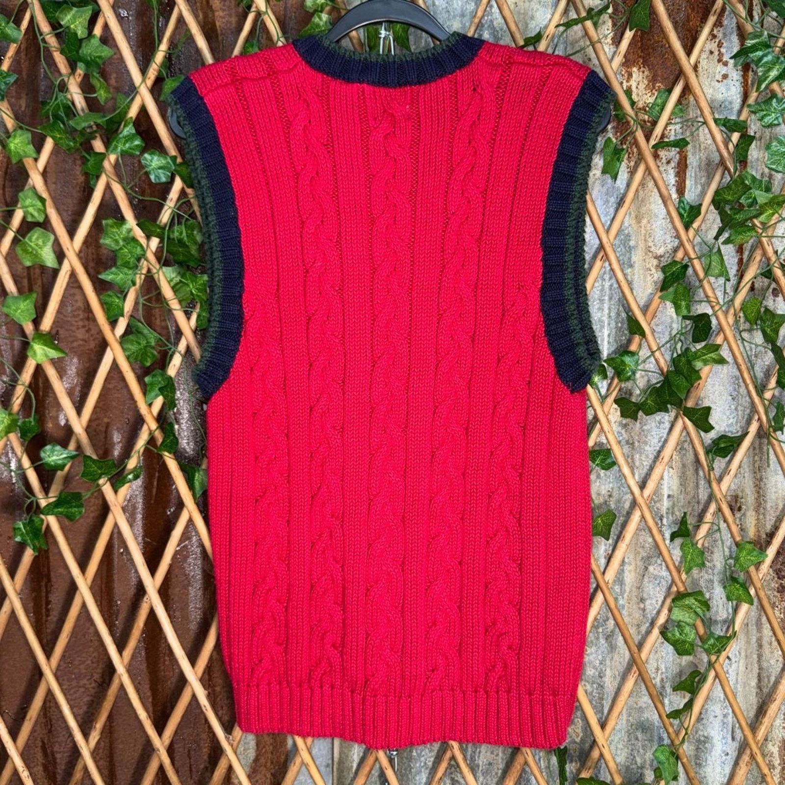Gap Vintage y2k gap 1990s 00s fisherman knit sailor sweater vest Size US L / EU 52-54 / 3 - 2 Thumbnail