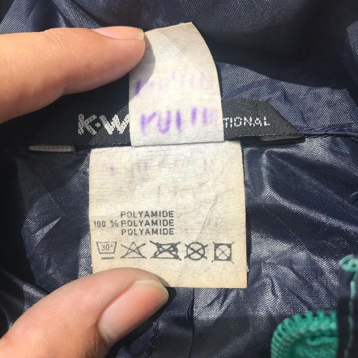 K-Way Vintage K-way FranceBoutique Windbreaker Jacket hiddenhoodie Size US L / EU 52-54 / 3 - 4 Thumbnail