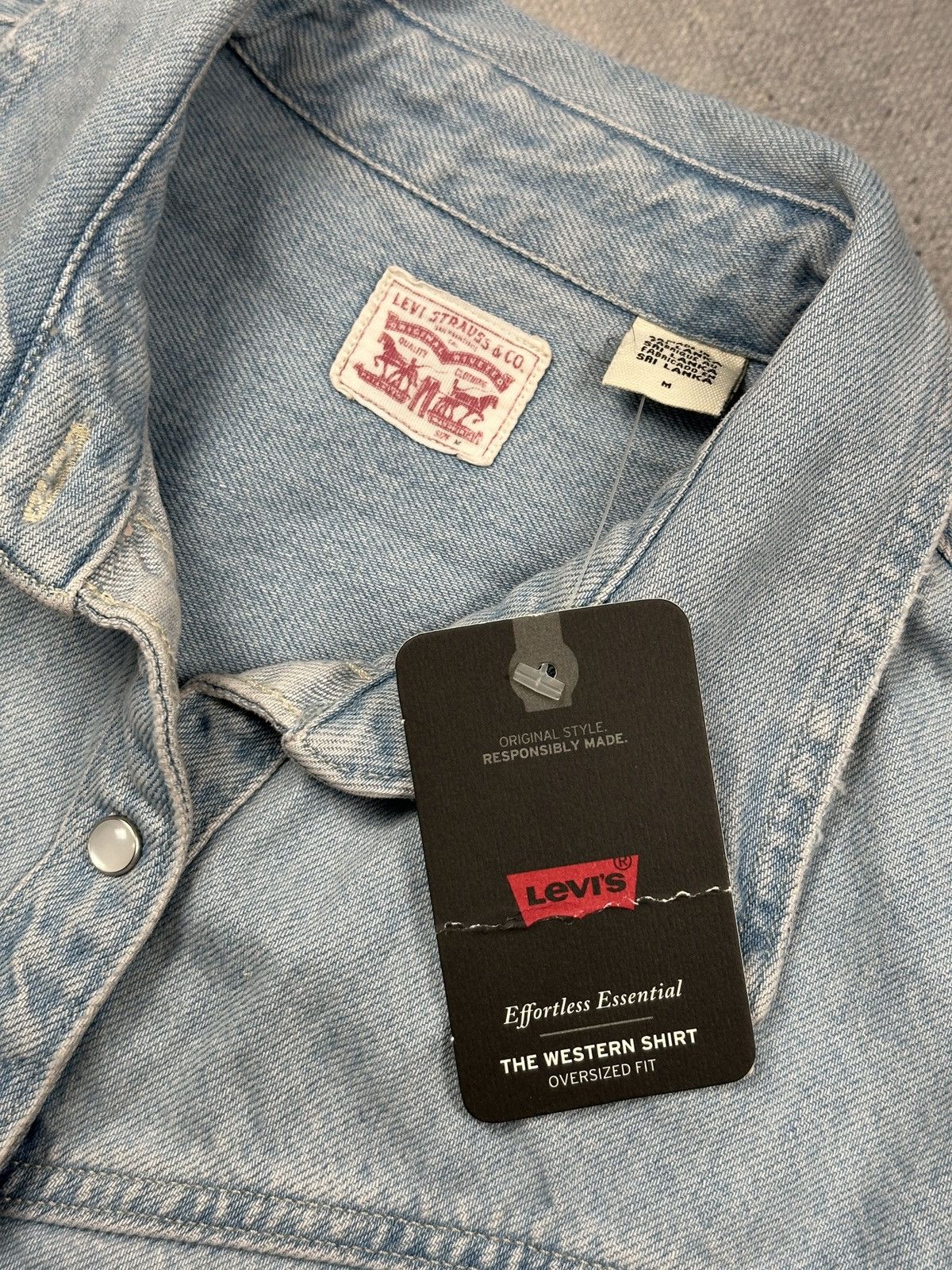 Levi's Levis Dorsey Western Denim Jacket Shirt Oversized Fit Size M / US 6-8 / IT 42-44 - 10 Thumbnail