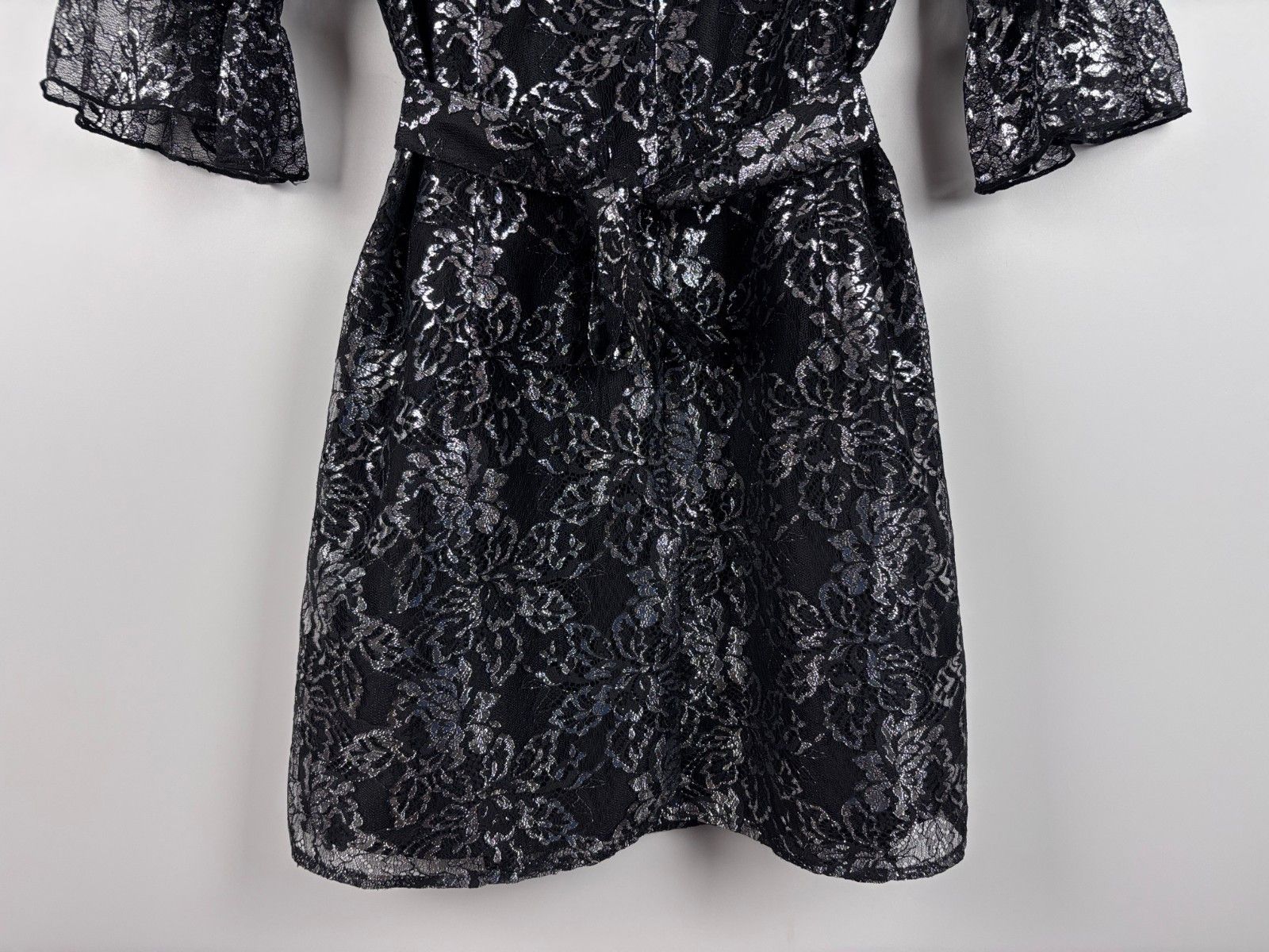H&M The Vampire's Wife x H&M Floral Mini Dress Sliver US 12 Size XL / US 12-14 / IT 48-50 - 7 Thumbnail
