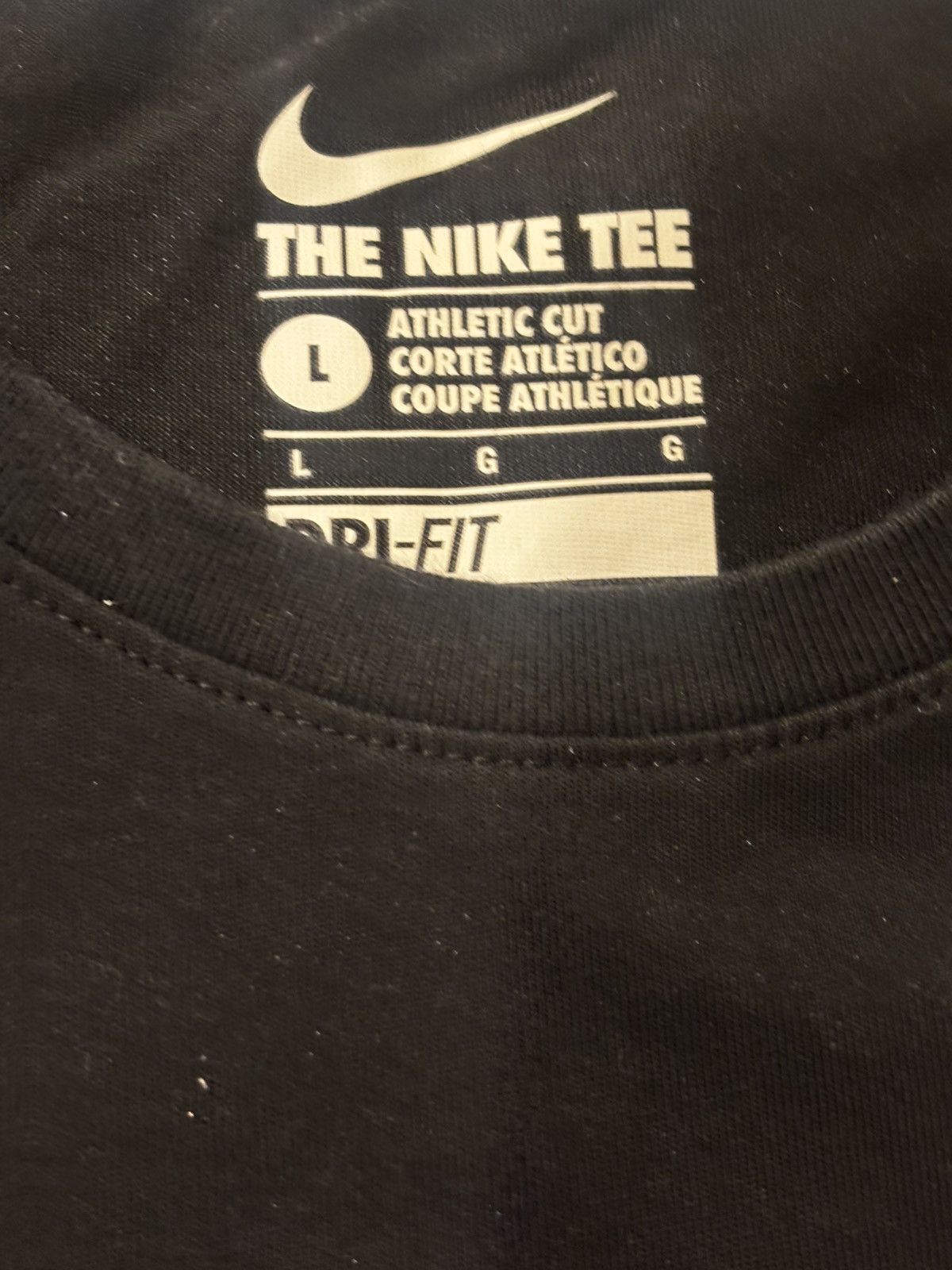 Nike Men’s black t-shirt0414 Size US L / EU 52-54 / 3 - 3 Thumbnail