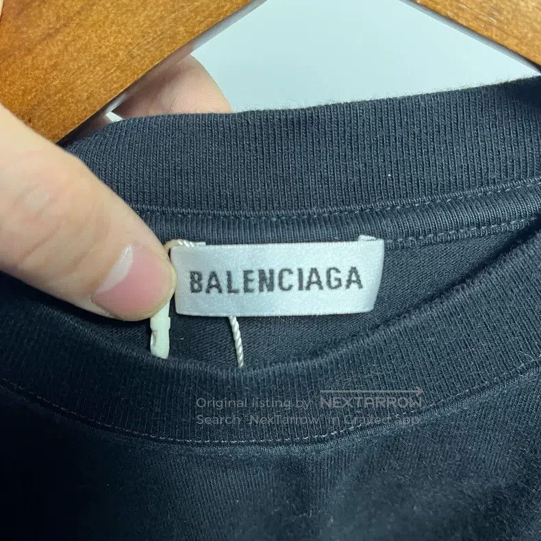 Balenciaga Balenciaga Crew Short Sleeve Size US XL / EU 56 / 4 - 3 Thumbnail
