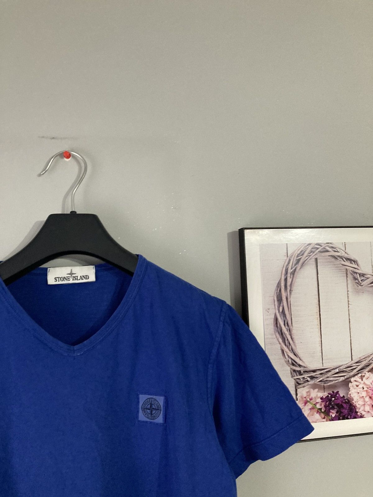 C.P. Company × Massimo Osti × Stone Island Stone island vneck t-shirt y2k uk drill drip cp company acg Size US M / EU 48-50 / 2 - 3 Thumbnail