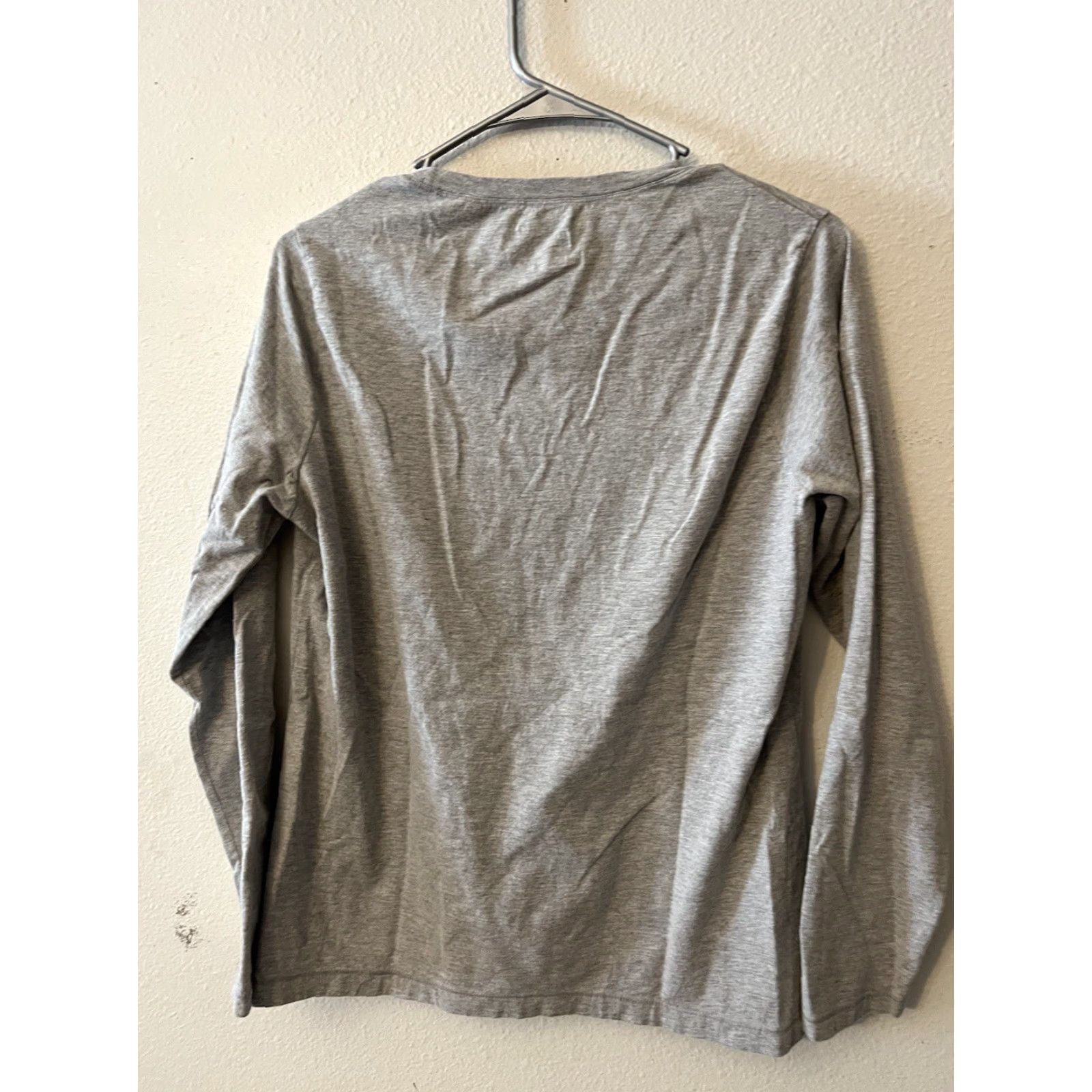 Champion Champion Gray Long Sleeve Logo T-Shirt Women's Large Logo Top Size L / US 10 / IT 46 - 3 Thumbnail