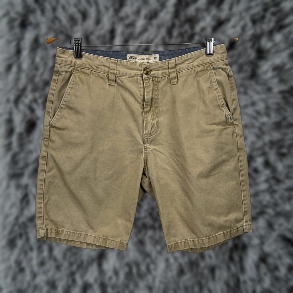 Vans VANS Mens Chino Shorts Sz 32 GUC Regular Men Size 32 Tan Color Style Chino GUC Vans Mens Shorts Sz 32 Chino Tan Size US 32 / EU 48 - 1 Thumbnail