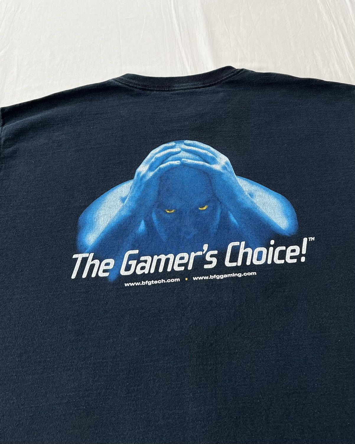 Vintage Vintage 2000s BFG Tech The Gamer's Choice Black T-shirt Size US XL / EU 56 / 4 - 19 Thumbnail