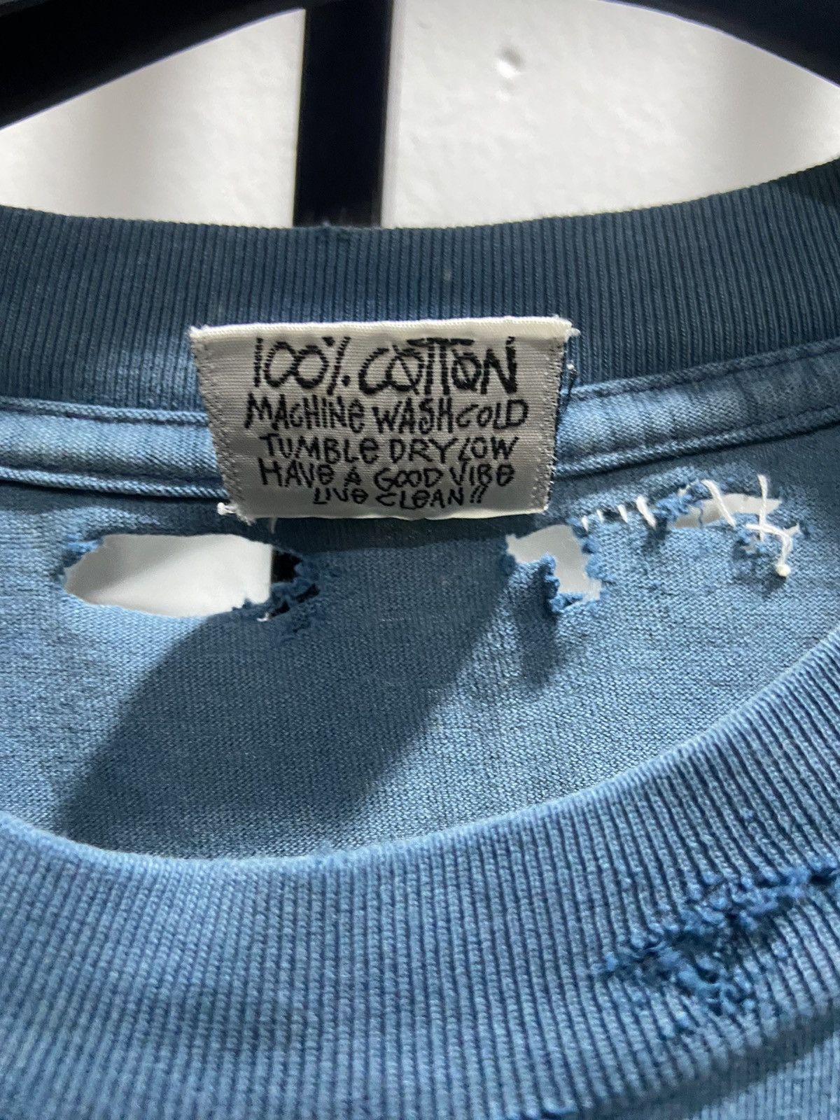 Stussy × Vintage Vintage Thrashed Stussy stickman Made in Usa Size US XL / EU 56 / 4 - 3 Thumbnail