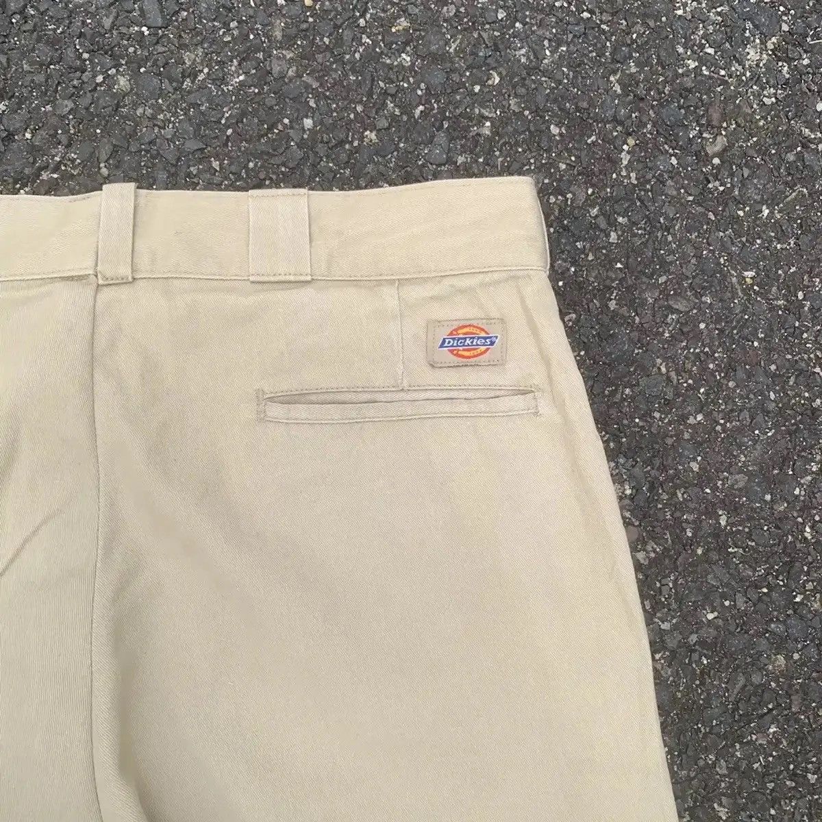 Dickies × Vintage VINTAGE DICKIES TROUSERS KHAKI BLANK TALON MADE IN U.S.A Size US 31 - 11 Thumbnail