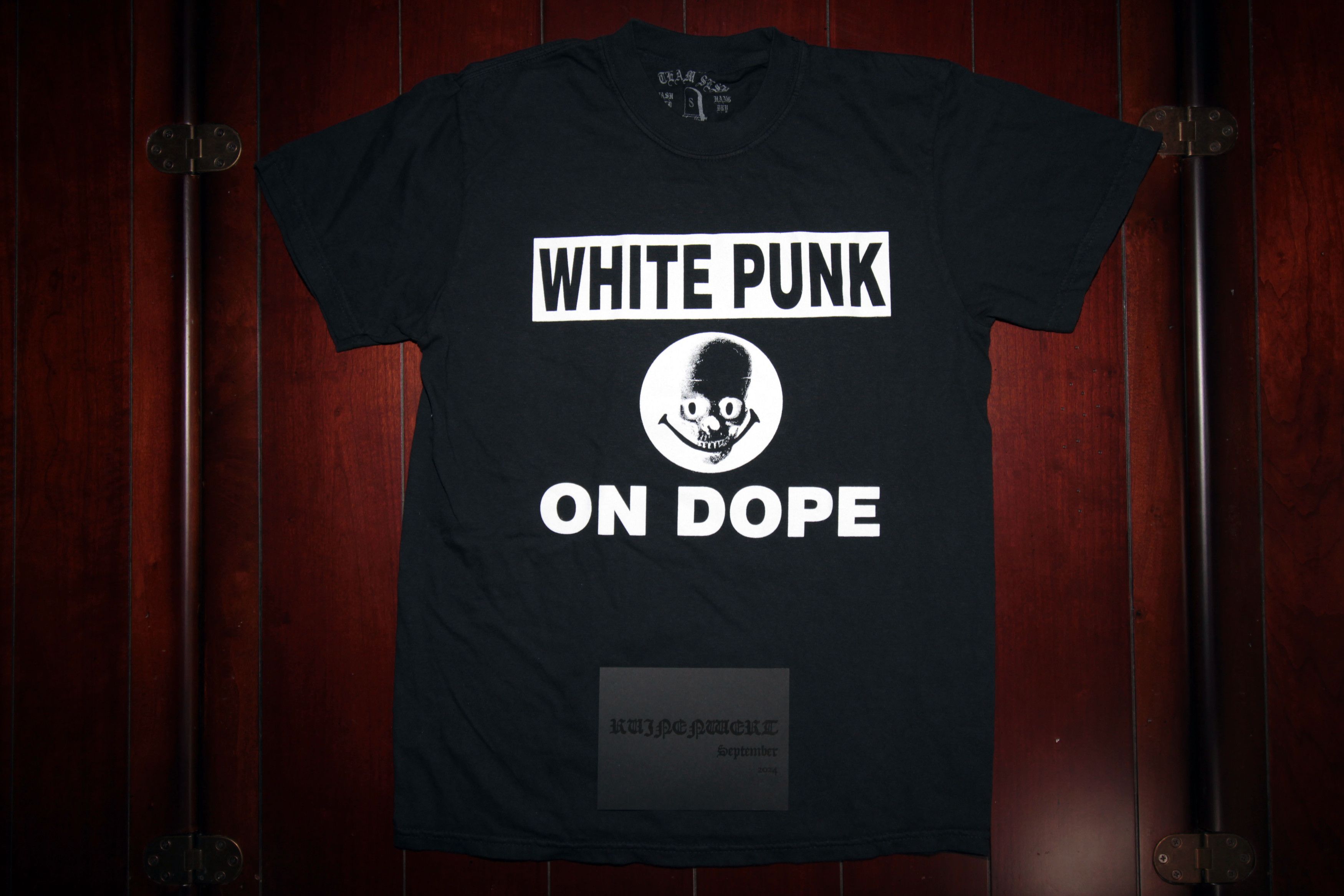 Bones × TeamSESH TeamSESH "WHITE PUNK ON DOPE" T-Shirt (Small) Size US S / EU 44-46 / 1 - 8 Thumbnail