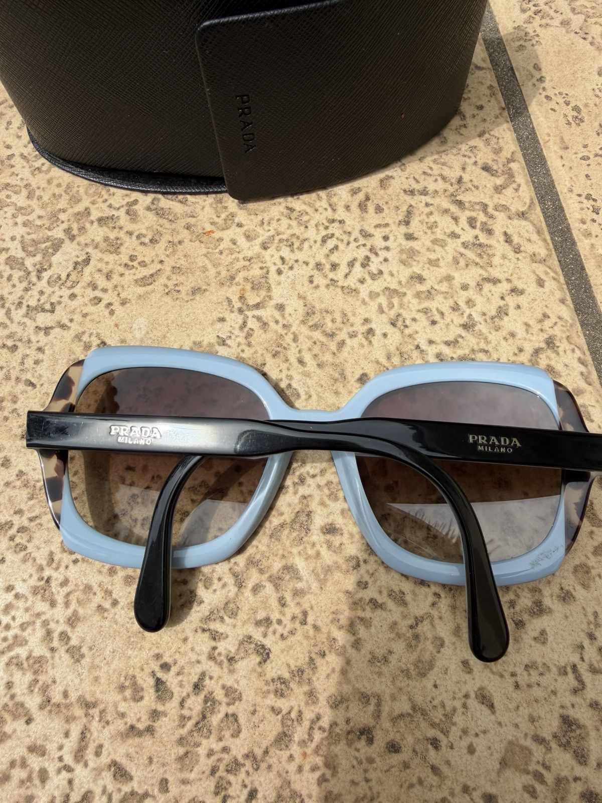 Prada Prada Sunglasses Blue SPR 16U Size ONE SIZE - 7 Thumbnail