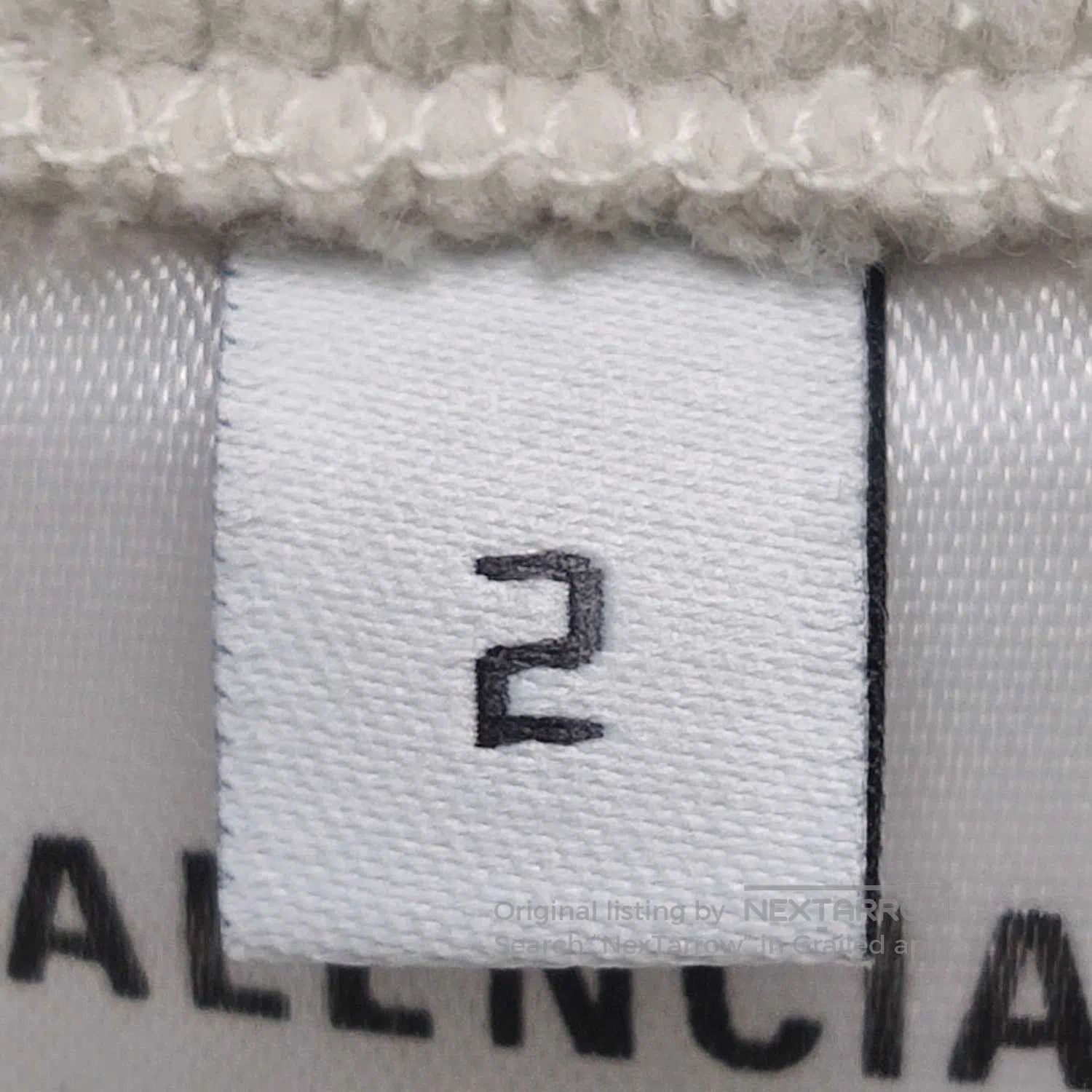 Balenciaga Balenciaga Paris Oversized Beige Hoodie. Size US M / EU 48-50 / 2 - 5 Thumbnail