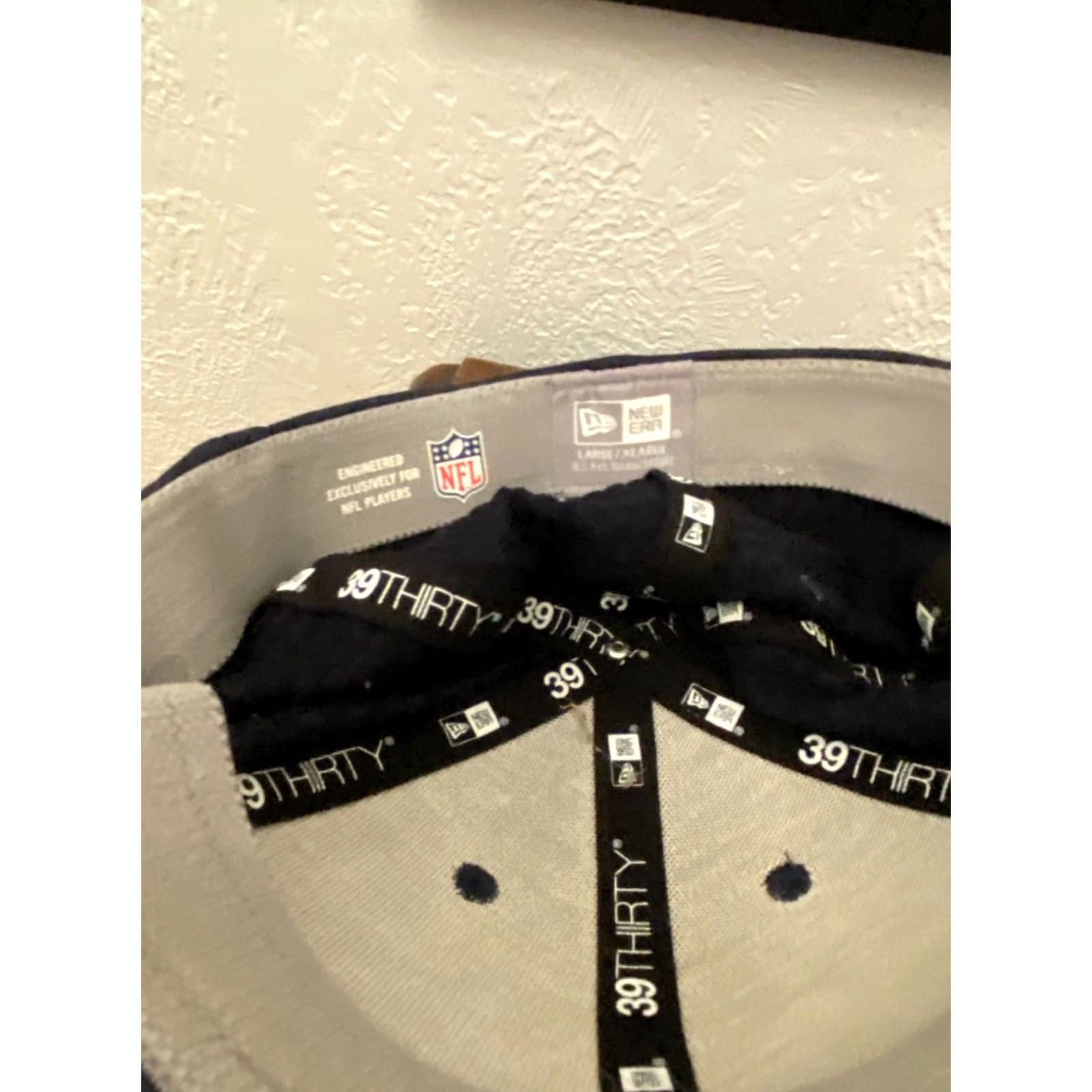 New Era New Era Chicago Bears GSH Gray Sideline Training Fitted Hat Men L/XL Blue Baseball Cap Size ONE SIZE - 5 Thumbnail