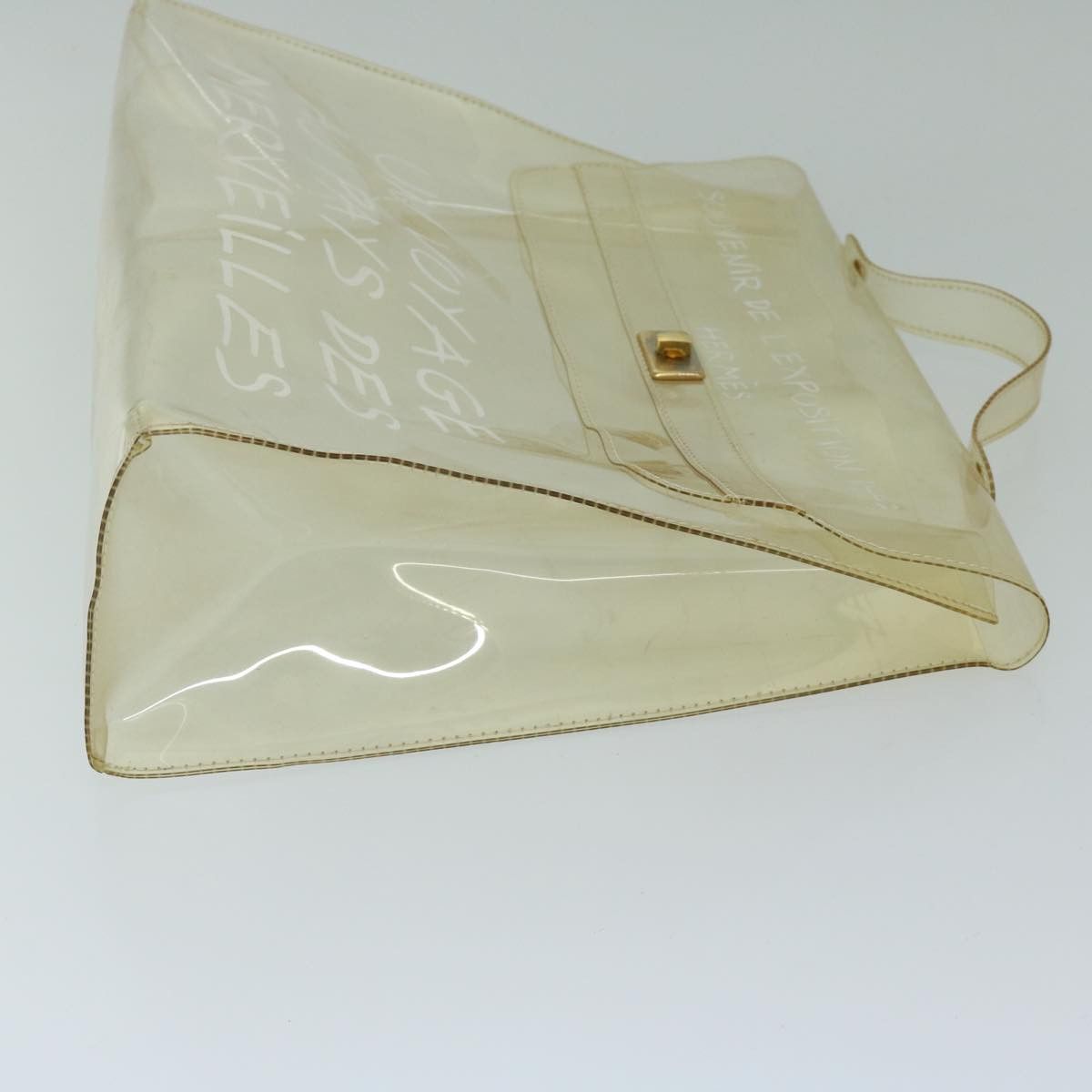 Hermes HERMES Vinyl Kelly Hand Bag Vinyl Clear Size ONE SIZE - 4 Thumbnail