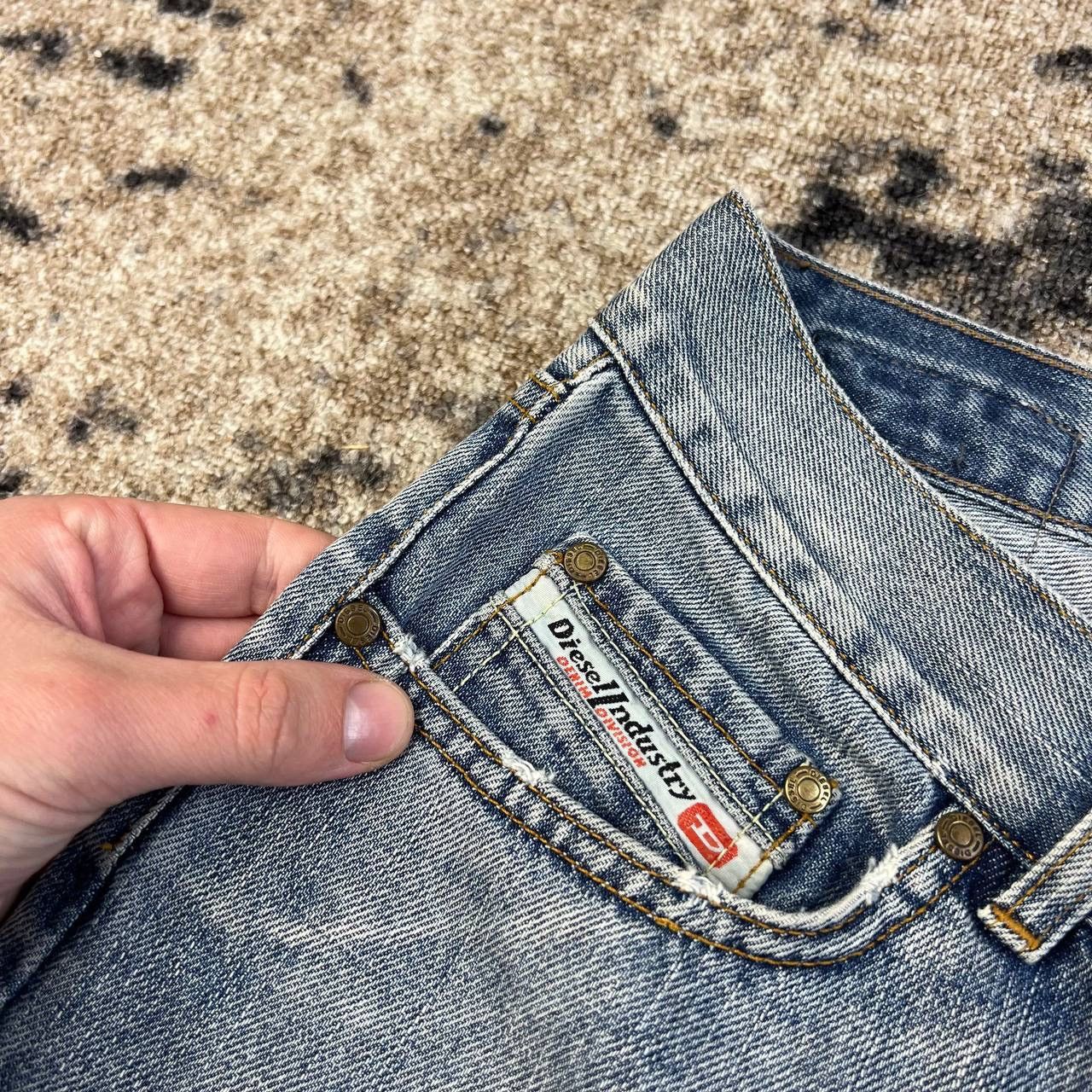 Diesel Diesel Luxury Distressed Style Denim Jeans Size US 33 - 8 Thumbnail
