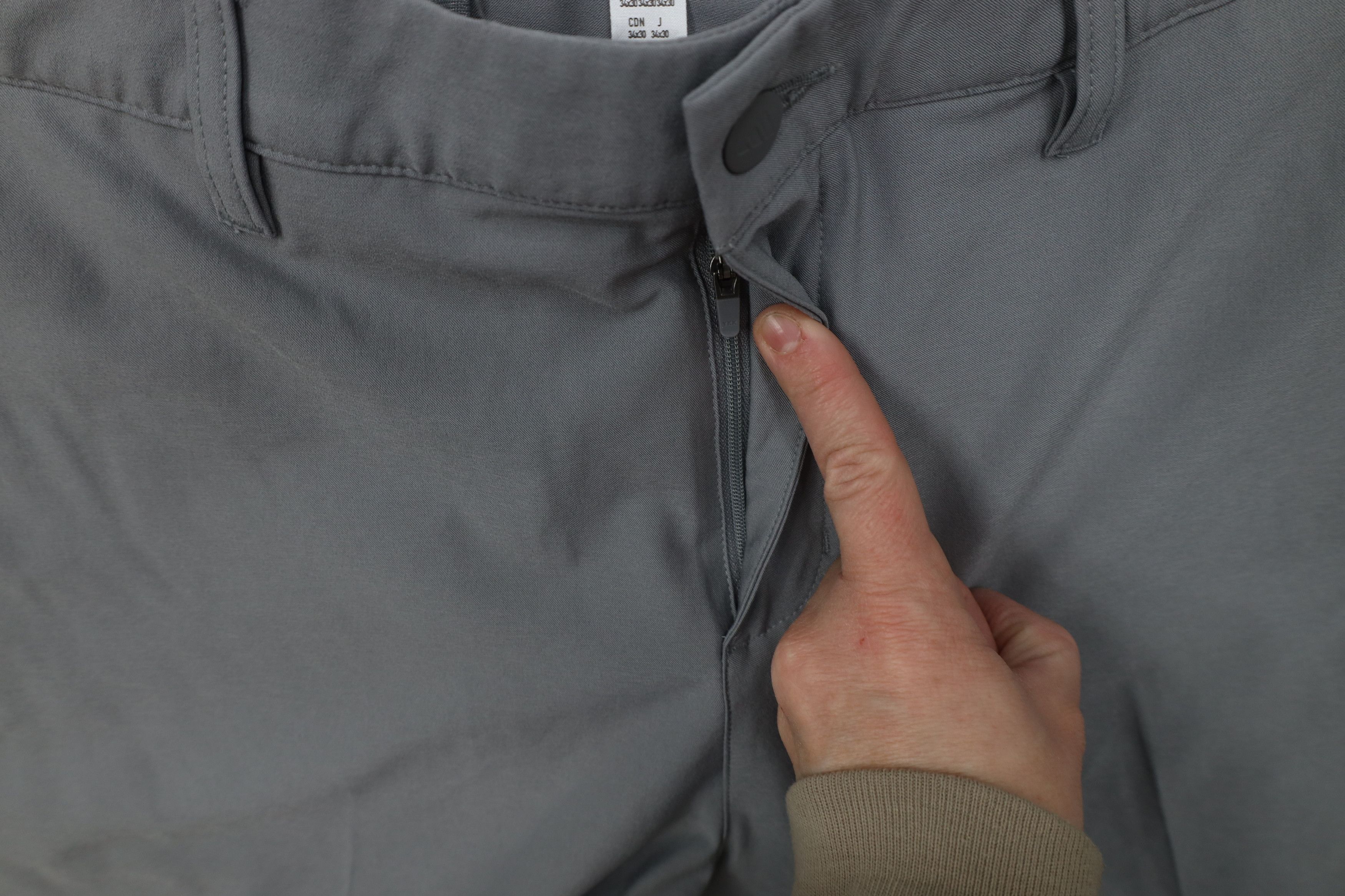 Adidas Adidas Golf Stretch Golfing Straight Leg Chino Pants Gray Size US 34 / EU 50 - 7 Thumbnail