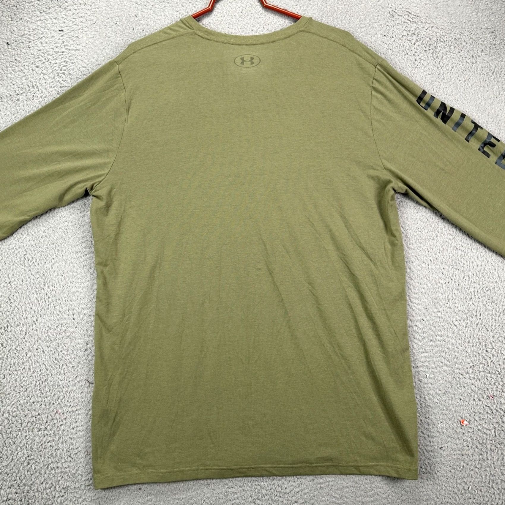 Under Armour Under Armour Project Rock T-Shirt Tee Mens XL Green Black America Patriotic NEW Size US XL / EU 56 / 4 - 2 Thumbnail