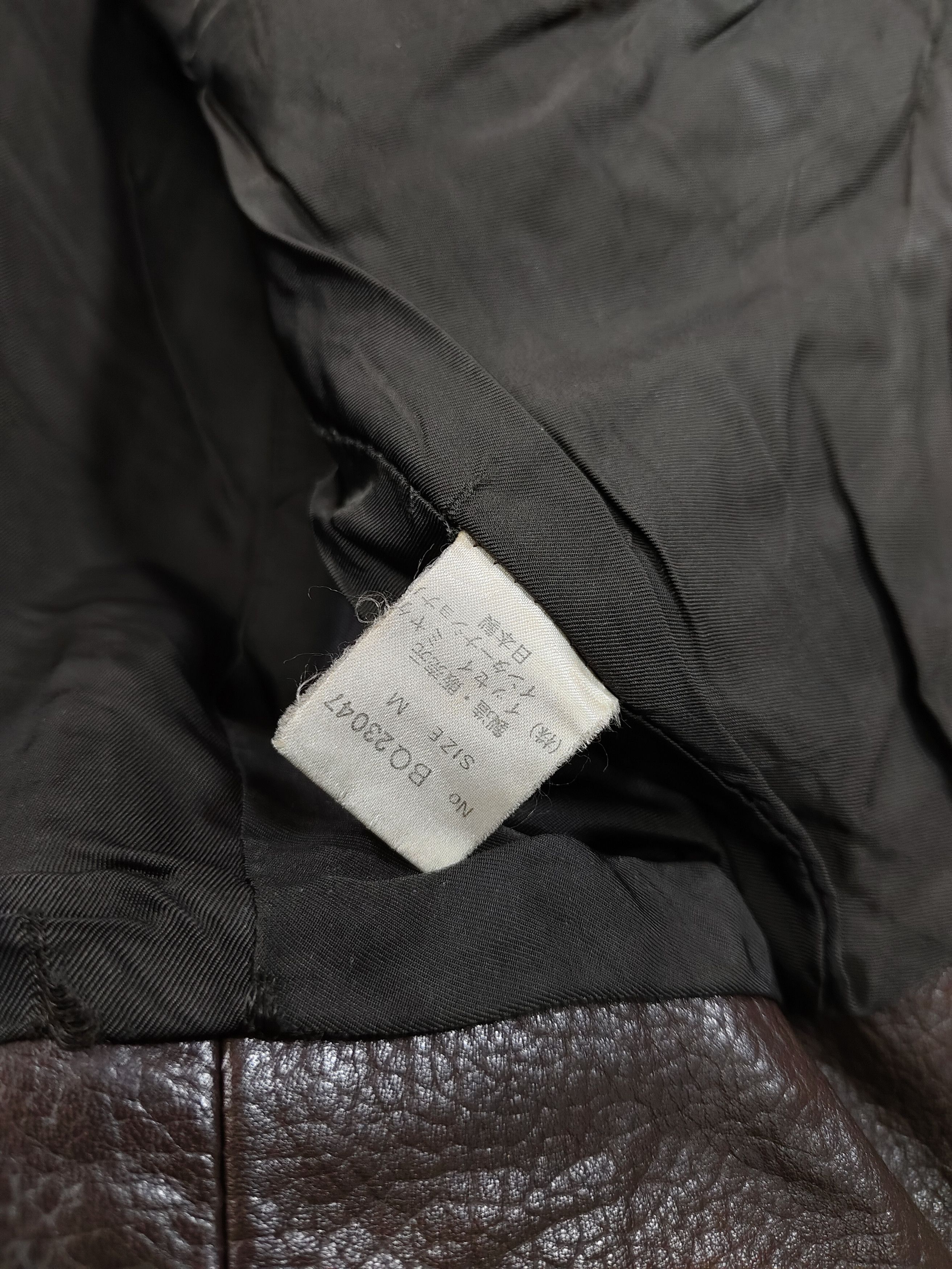 Issey Miyake ARCHIVE📕80s Issey Miyake DUETRIO Leather Flying Design Size US L / EU 52-54 / 3 - 13 Thumbnail