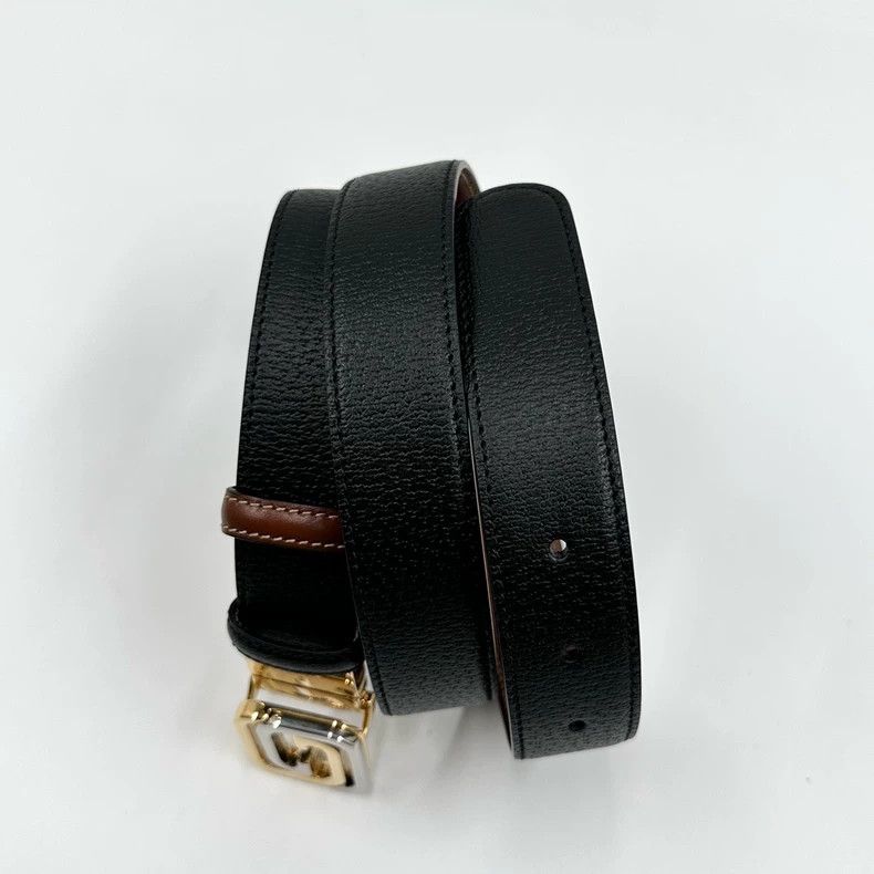 Gucci Gucci Size 90 Square double G interlocking belt 2504-Nexta Size ONE SIZE - 1 Thumbnail