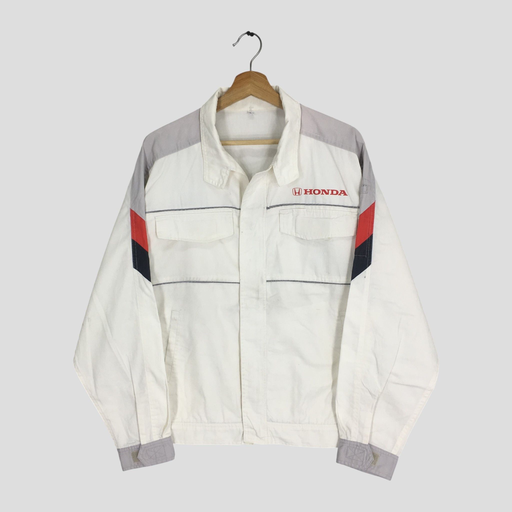 Honda Vintage 90's Honda Uniform Factory Japan JDM Racing Team Size US L / EU 52-54 / 3 - 2 Thumbnail