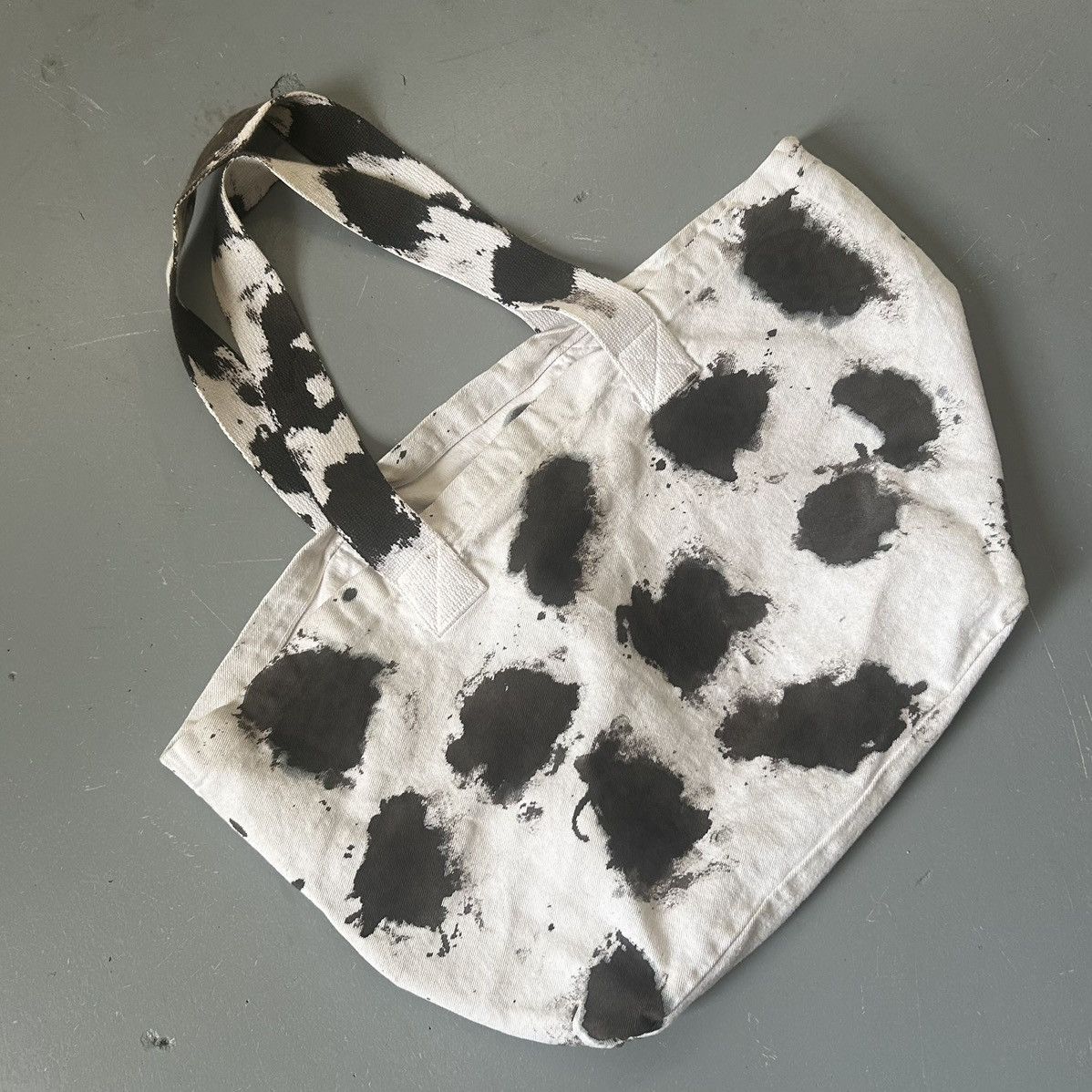 basketcase gallery Basketcase Gallery “MILK” Cow Print Tote Size ONE SIZE - 1 Thumbnail