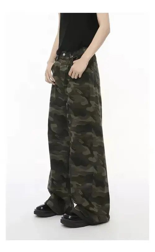 Jean Camo Green Pant Size US 28 / EU 44 - 3 Thumbnail