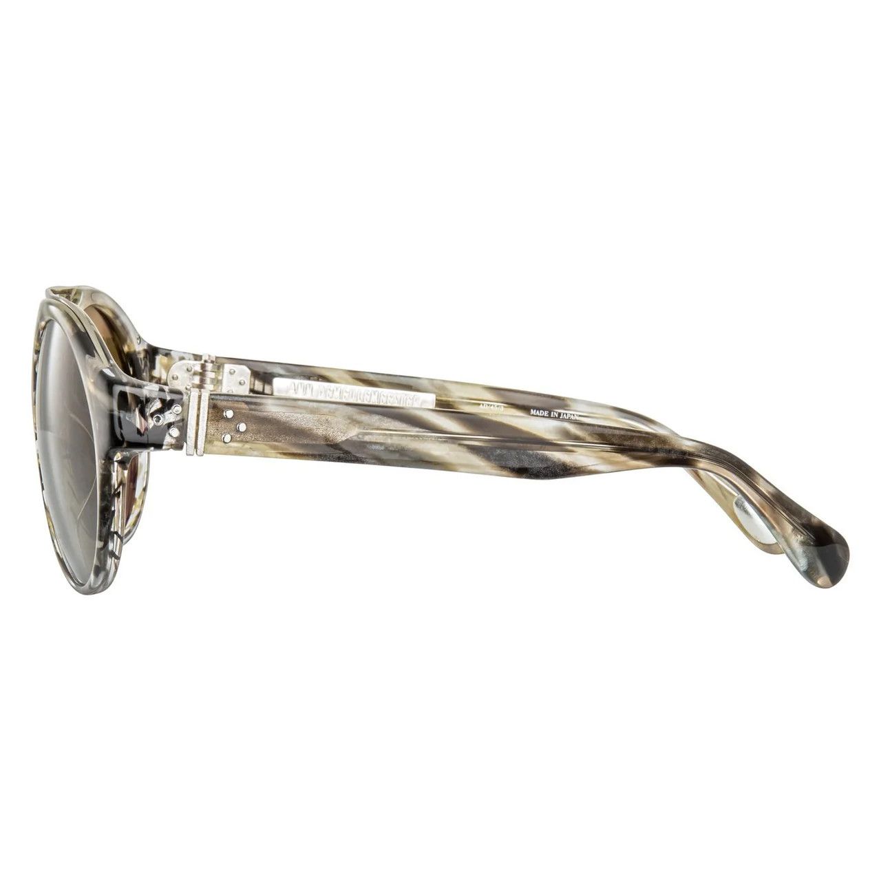 Ann Demeulemeester Ann Demeulemeester Sunglasses Round Hornet and Green Size ONE SIZE - 4 Thumbnail