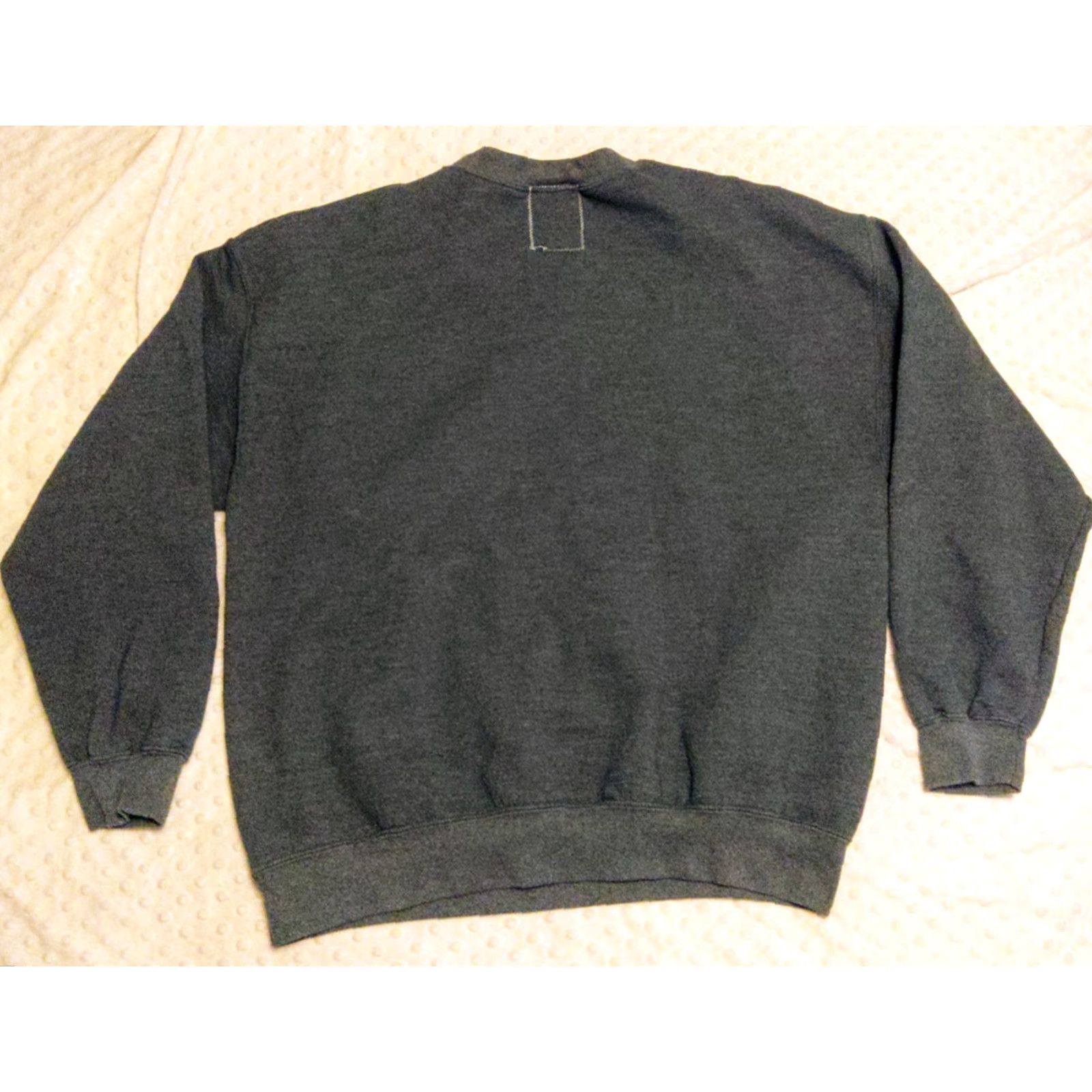 Vintage Riot Society California Republic Sweater Adult L Dark Grey Crew Neck Long Sleeve Cotton Polyester Jersey Solid Graphic Print Men 90s Outdoor Size US L / EU 52-54 / 3 - 6 Thumbnail