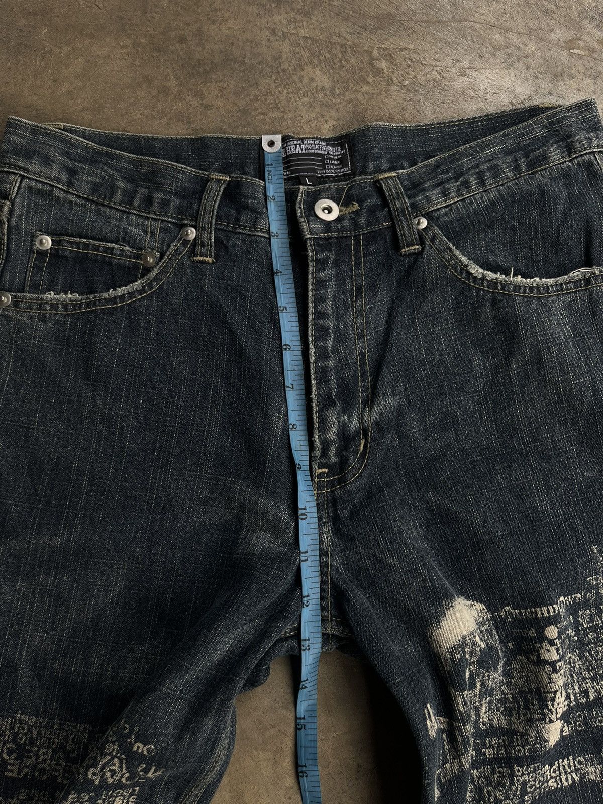 If Six Was Nine JAPANESE FREEBEAT POEM PUNK DENIM SEDITIONARIES GOTHIC STYLE Size US 32 / EU 48 - 13 Thumbnail