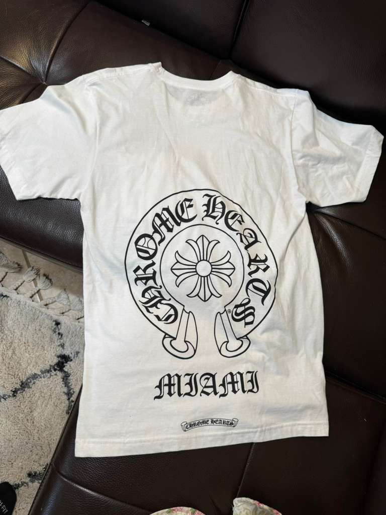 Chrome Hearts Chrome hearts miami t-shirt White Size US M / EU 48-50 / 2 - 3 Thumbnail