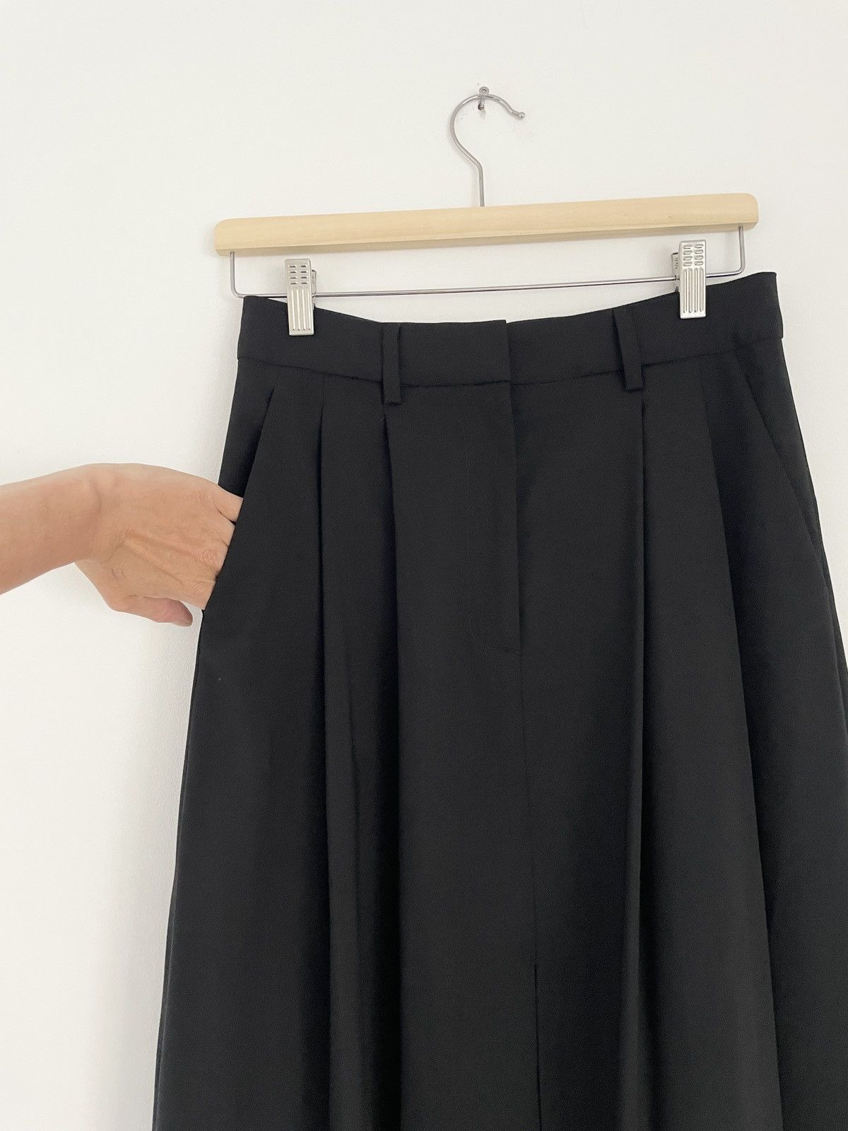 Other Erika Cavallini Pleated Wool Maxi Skirt 36 S RRP €652 Size 27" / US 4 / IT 40 - 8 Thumbnail