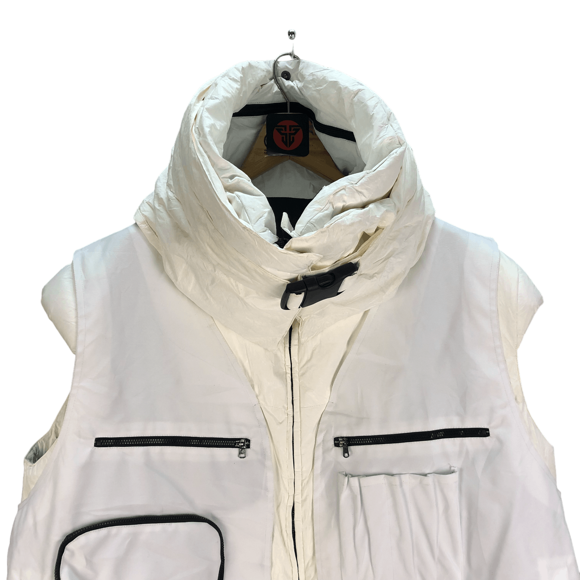 Colmar Colmar A.G.E. by Shayne Oliver White Utility Vest #6509-70 Size US XXL / EU 58 / 5 - 7 Thumbnail