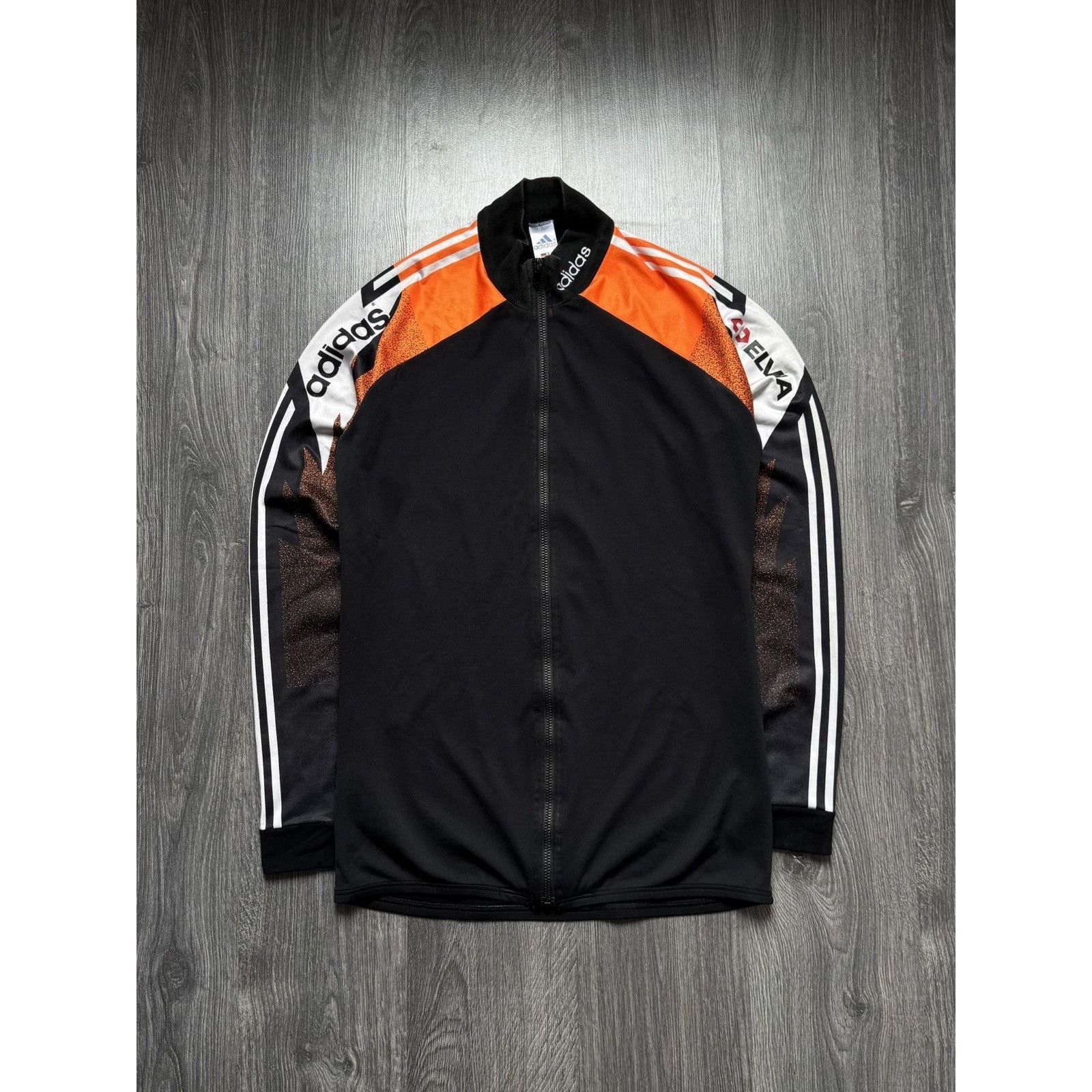 Adidas 90s Vintage Deutschland Adidas Sweatshirt Soccer Zip Size US L / EU 52-54 / 3 - 1 Thumbnail