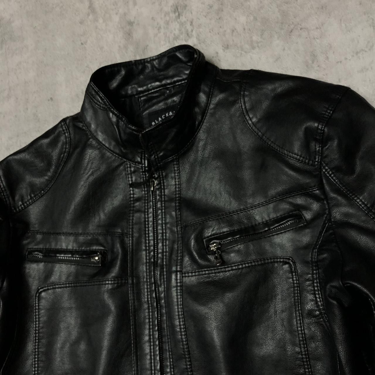 Other Black leather jacket with a unique, worn look #leatherjacket Size ONE SIZE - 2 Thumbnail