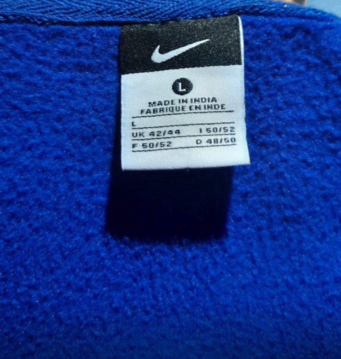 Nike Nike sweatshirt blue cotton L Size US L / EU 52-54 / 3 - 8 Thumbnail