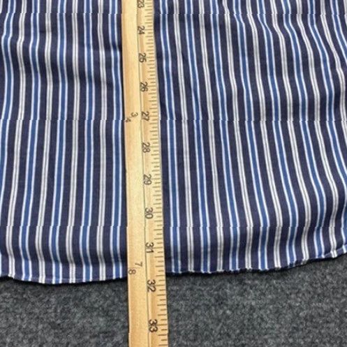 Ralph Lauren VINTAGE Ralph Lauren Shirt Mens Large Blue Striped Yarmouth Button Down Long Sleeve Size US L / EU 52-54 / 3 - 8 Thumbnail