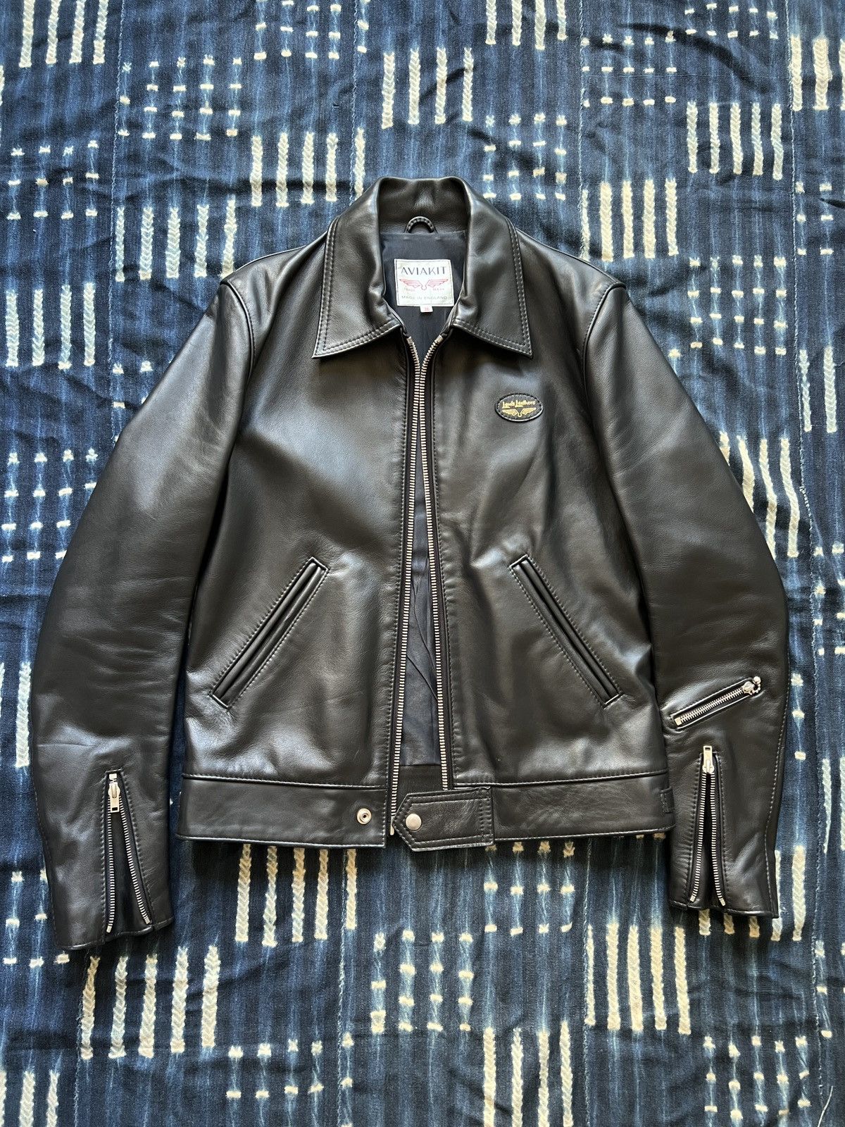 Lewis Leathers Black 441T Cyclone Sheepskin Leather Jacket | Grailed