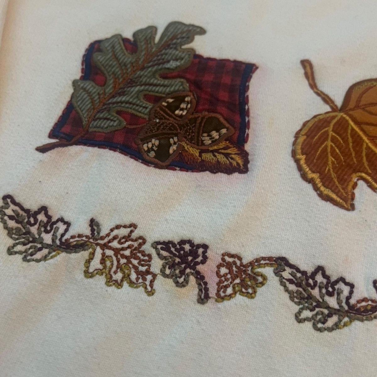 Vintage Vintage 90s Bobbie Brooks Autumn Leaves Fall Sweatshirt Size US M / EU 48-50 / 2 - 5 Thumbnail