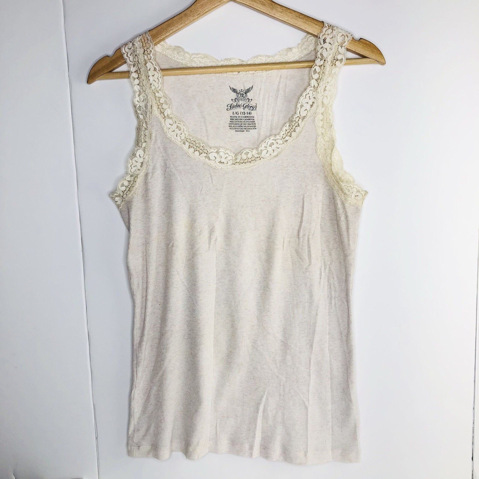 Faded Glory Faded Glory Y2K Teens Girl Tank Top L/G (12-14) Size L / US 10 / IT 46 - 1 Thumbnail