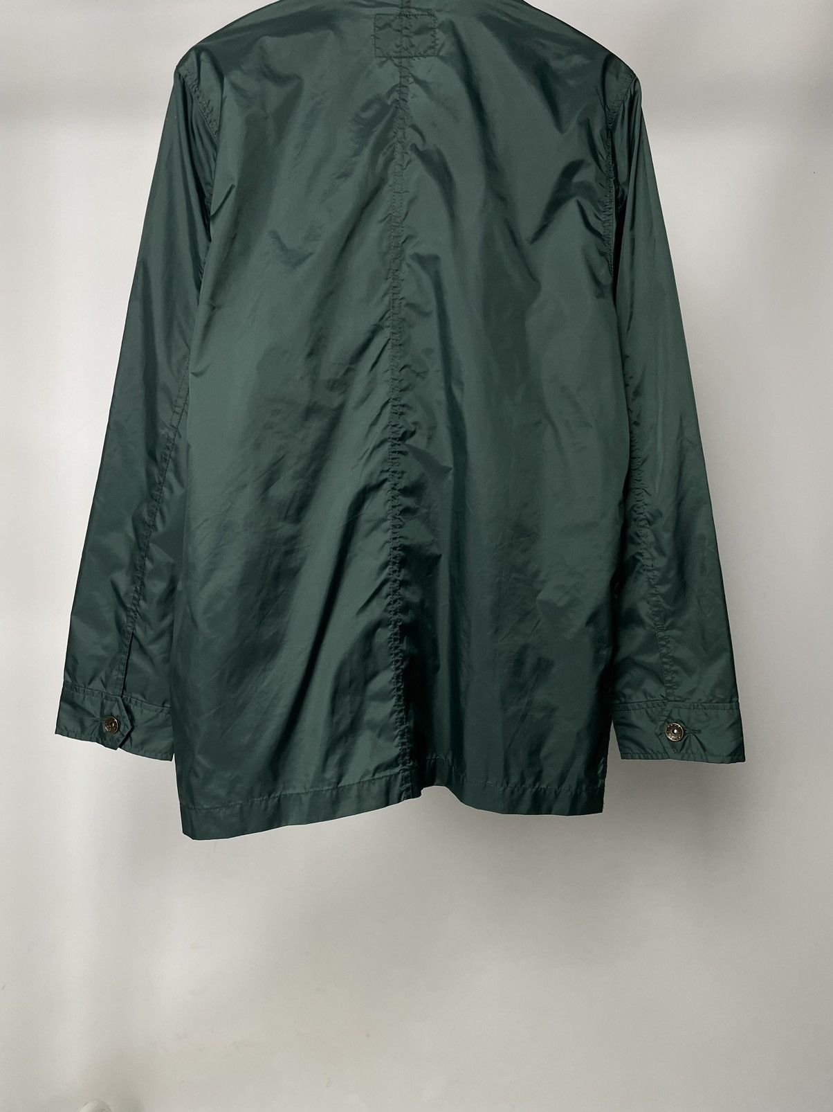 Obey Vintage Obey 🌚 Green Nylon Coach Jacket with Corduroy Collar Size US M / EU 48-50 / 2 - 10 Thumbnail