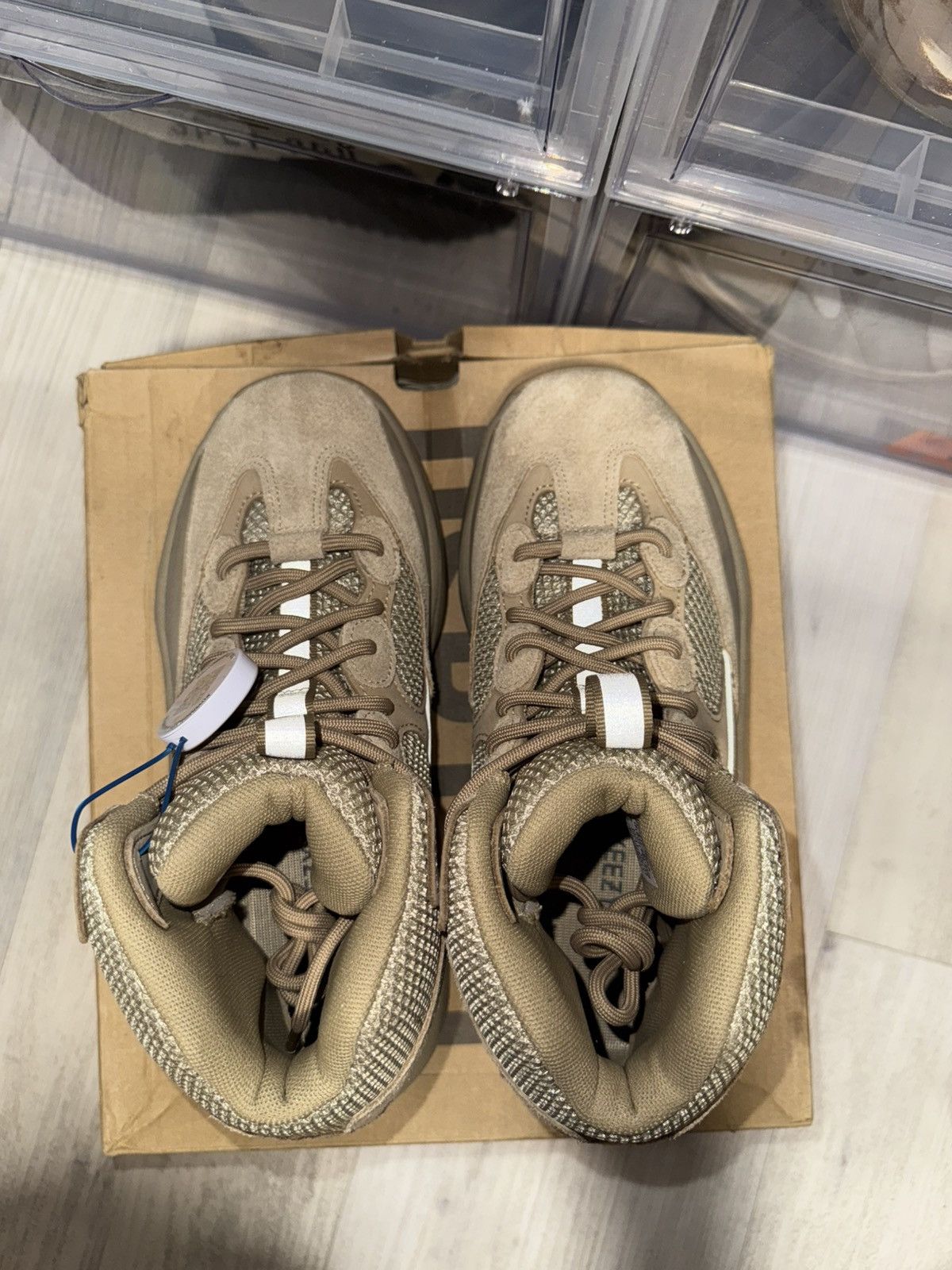 adidas gazelle silver green womens Yeezy Desert Boot 'Rock' | myGemma | SE