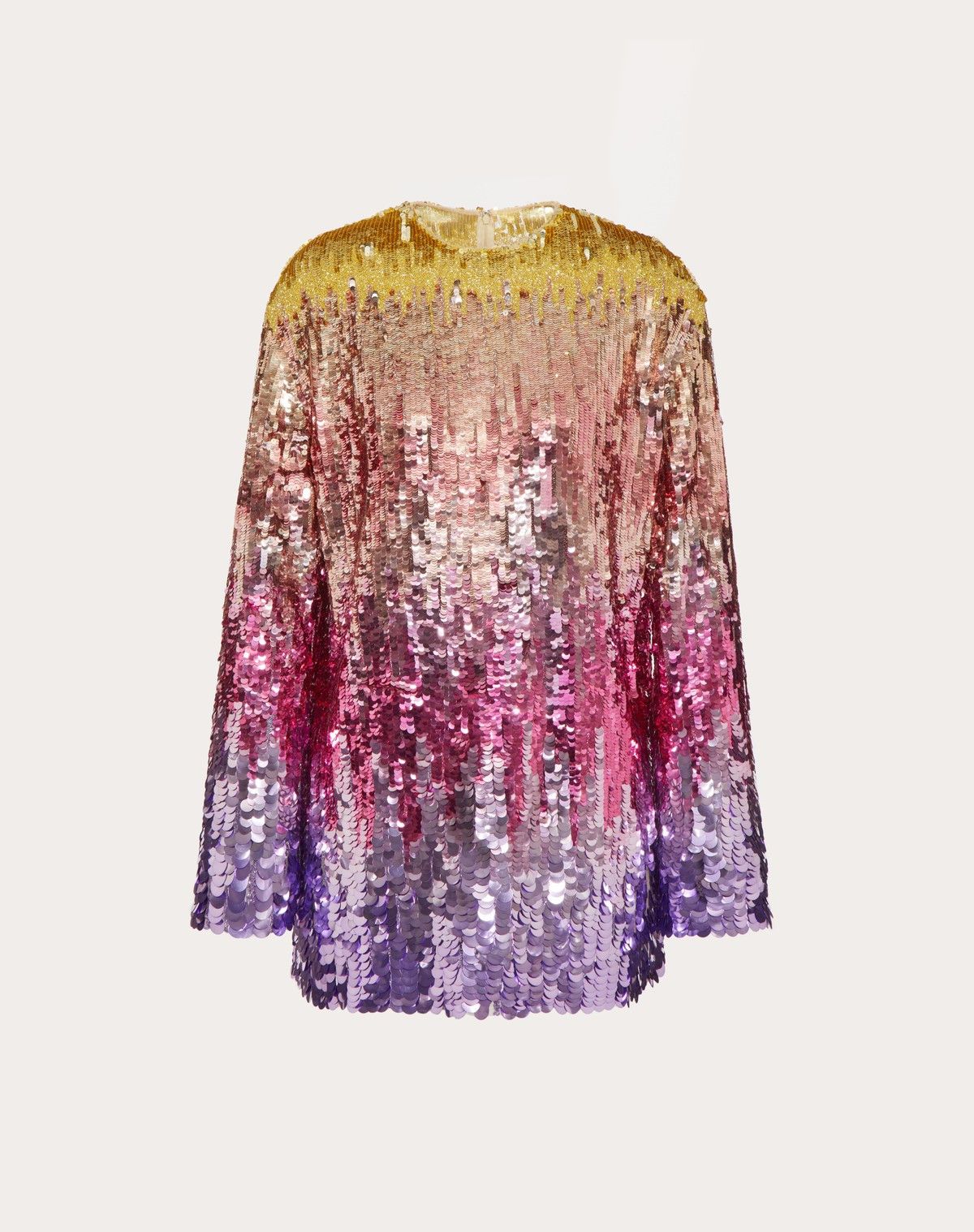 Valentino o1s1wg110525 Embroidered Short Dress in Multicolor Size M / US 6-8 / IT 42-44 - 1 Thumbnail