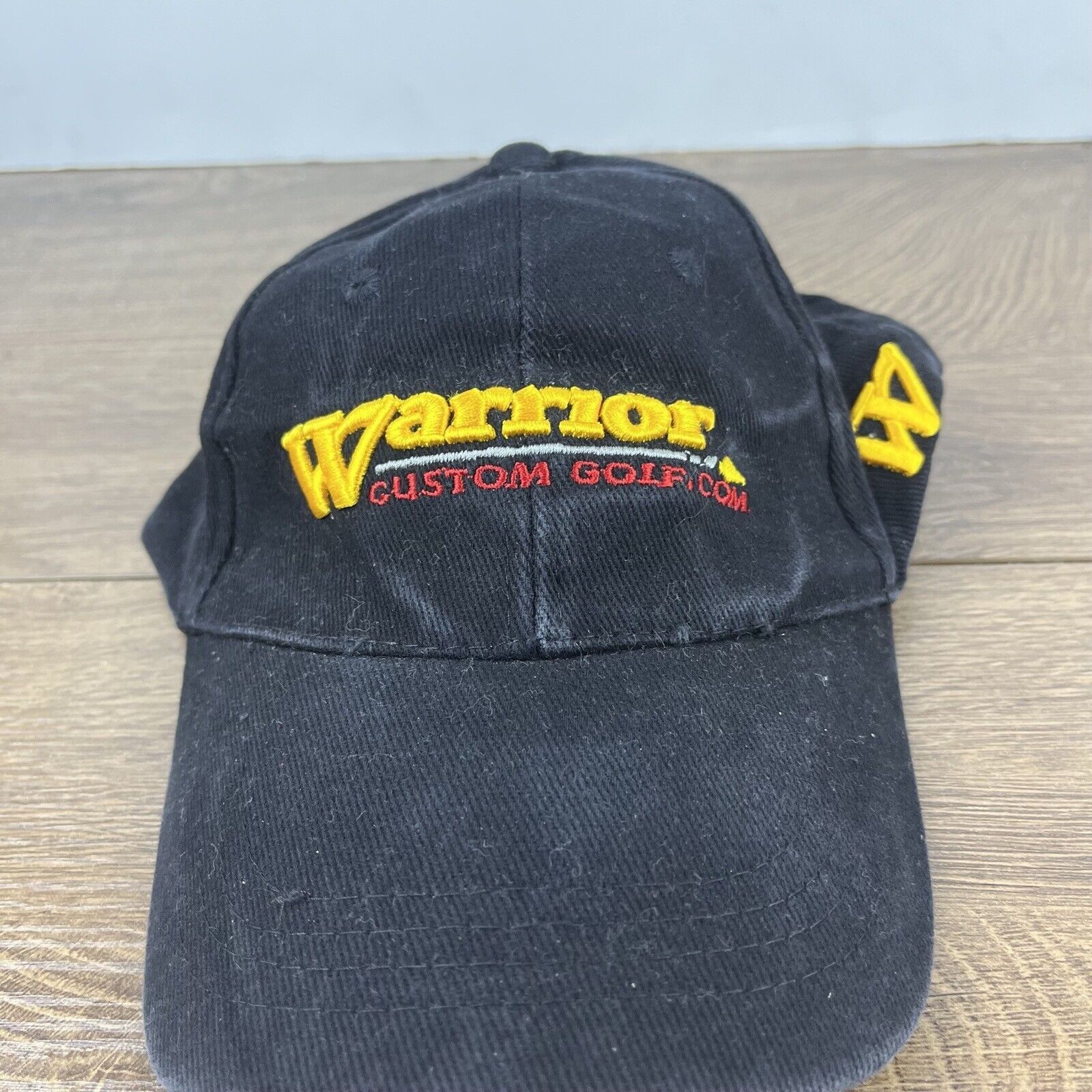 Other Warrior Custom Golf Hat Black Hat Adjustable Black Adult Siz Size ONE SIZE - 5 Thumbnail