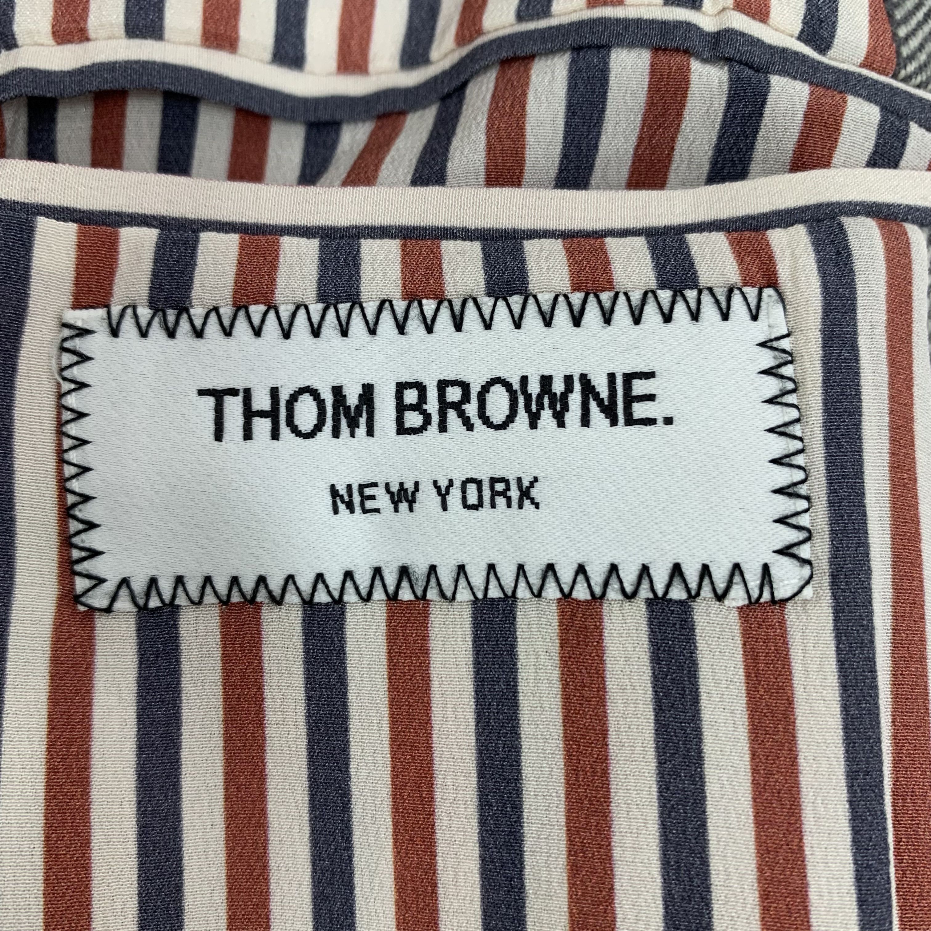 Thom Browne Thom Browne Blazer – Grey Single-Breasted Jacket (Size 38 S) Size S / US 4 / IT 40 - 2 Thumbnail