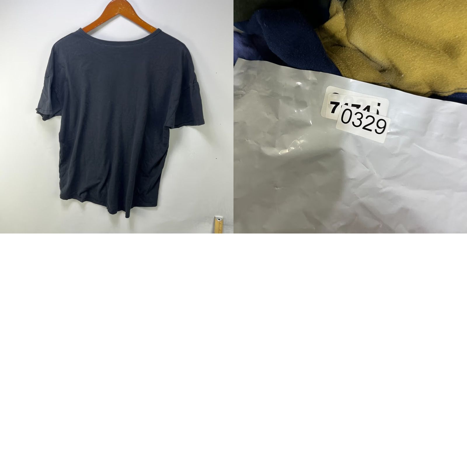 Vintage VINTAGE Black Sun Faded Ringer T-Shirt Large 90s Mens Size US L / EU 52-54 / 3 - 8 Thumbnail