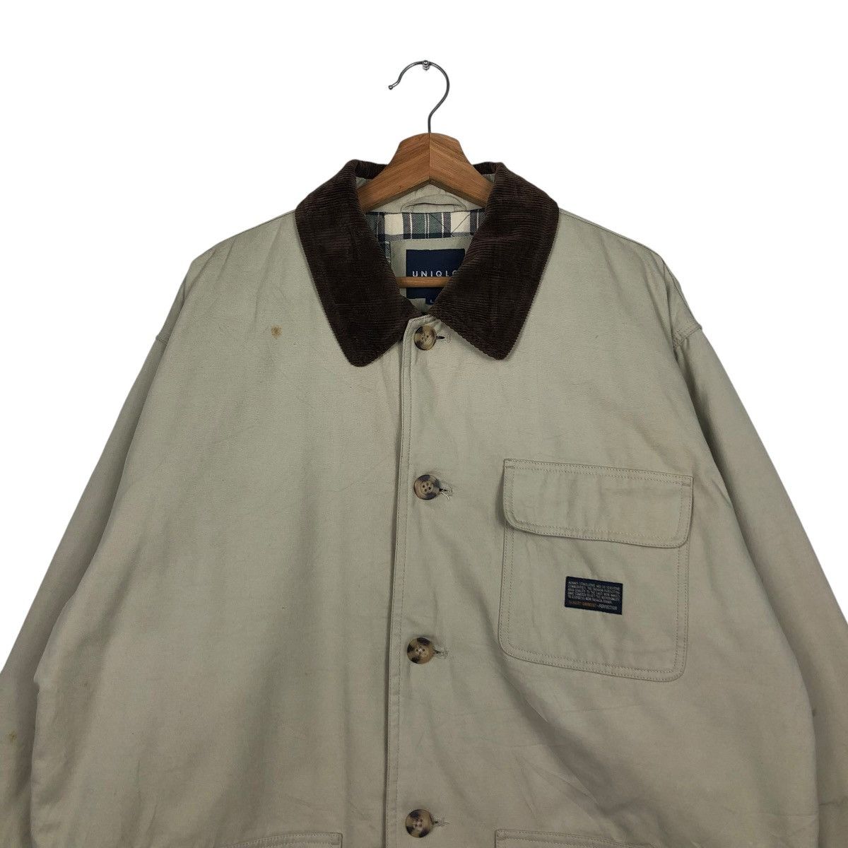 Japanese Brand 🔥VINTAGE CHORE WORK JACKET UNIQLO BLANKET TARTAN ISSEYMIYAK Size US L / EU 52-54 / 3 - 5 Thumbnail