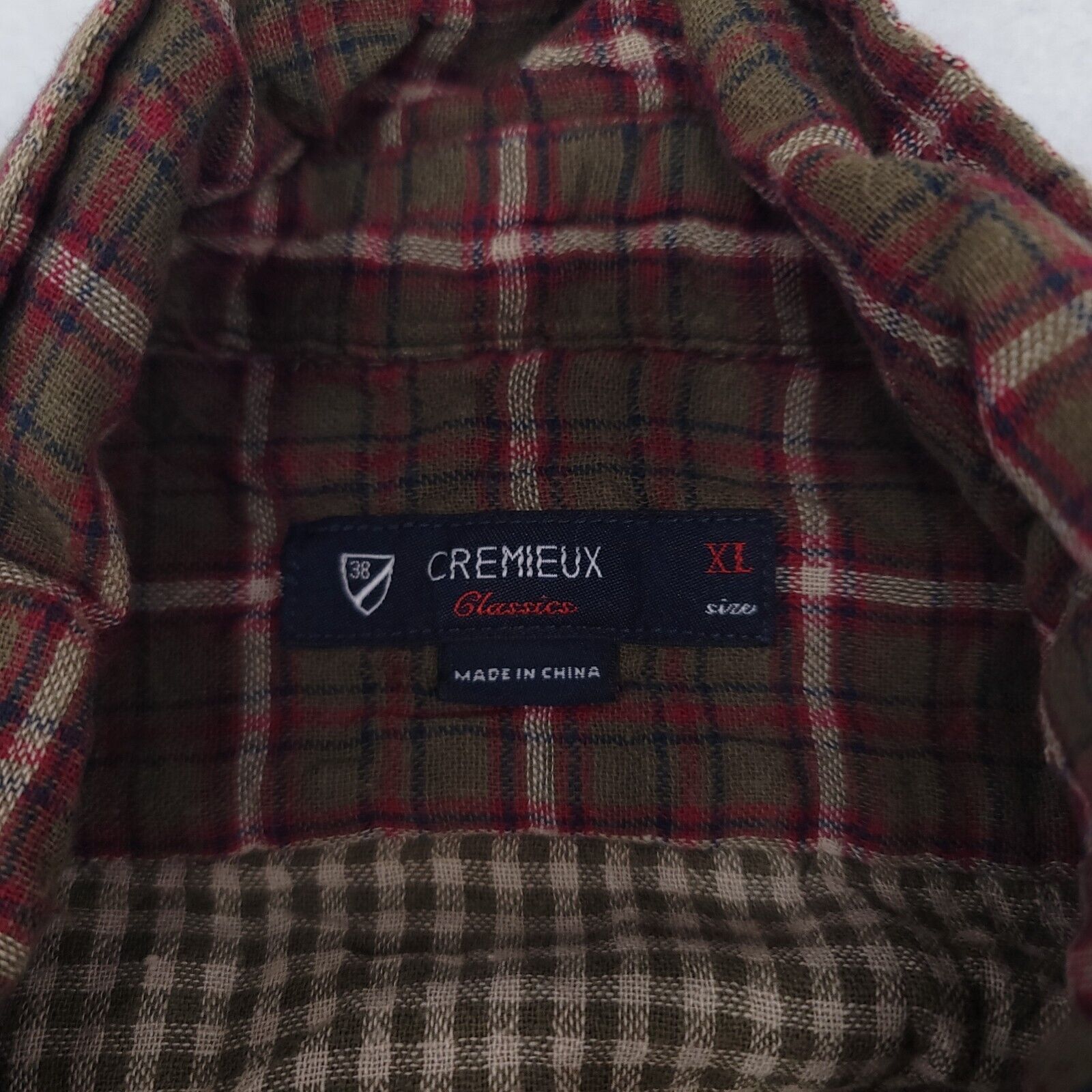 Cremieux Cremieux Classics Tartan Flannel Shirt Men Size XL Brown Red Size US XL / EU 56 / 4 - 3 Thumbnail
